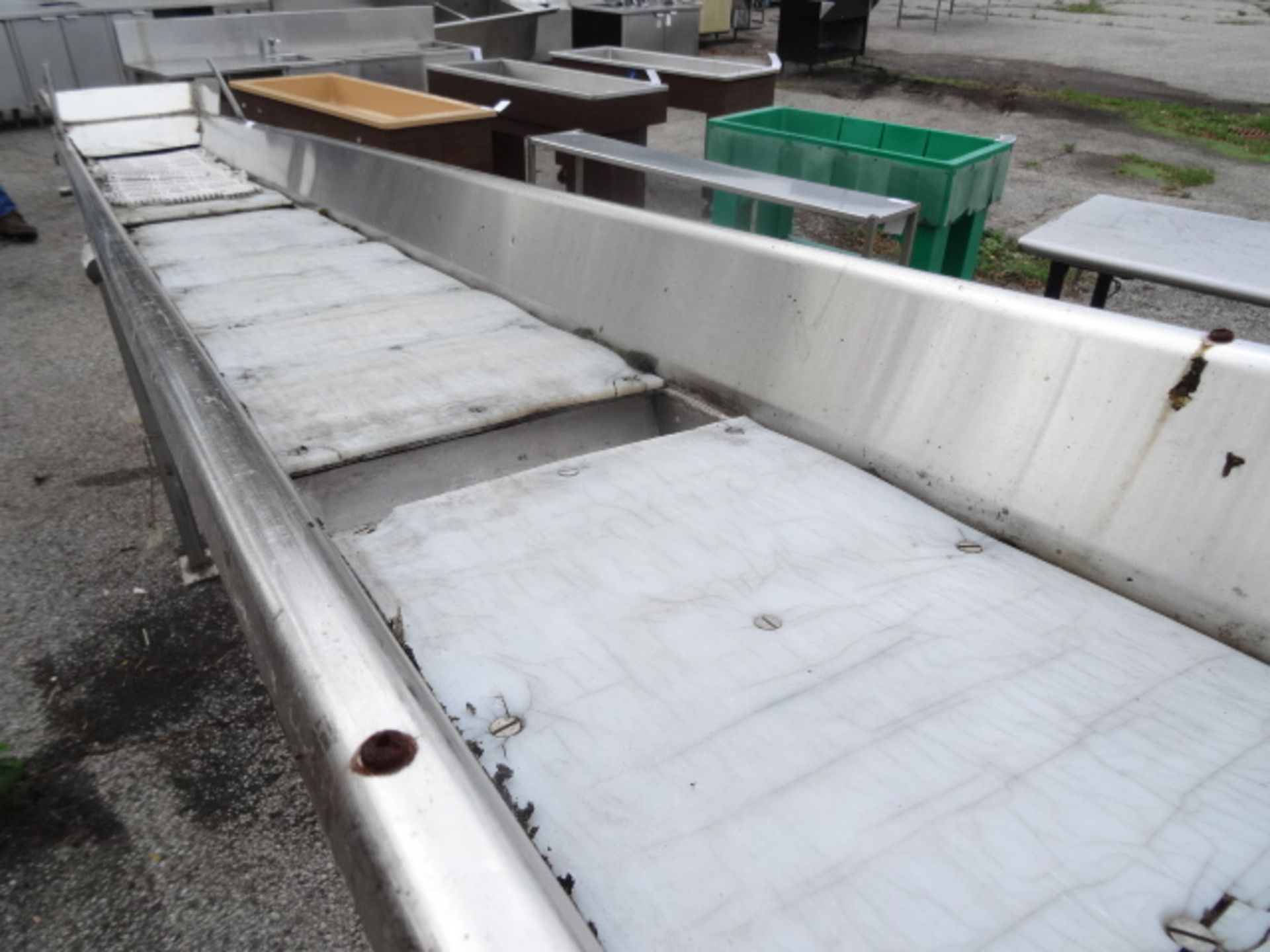 1x, 16' x 16" S/S Drainage Conveyor (No Belt or Motor) - Image 3 of 6