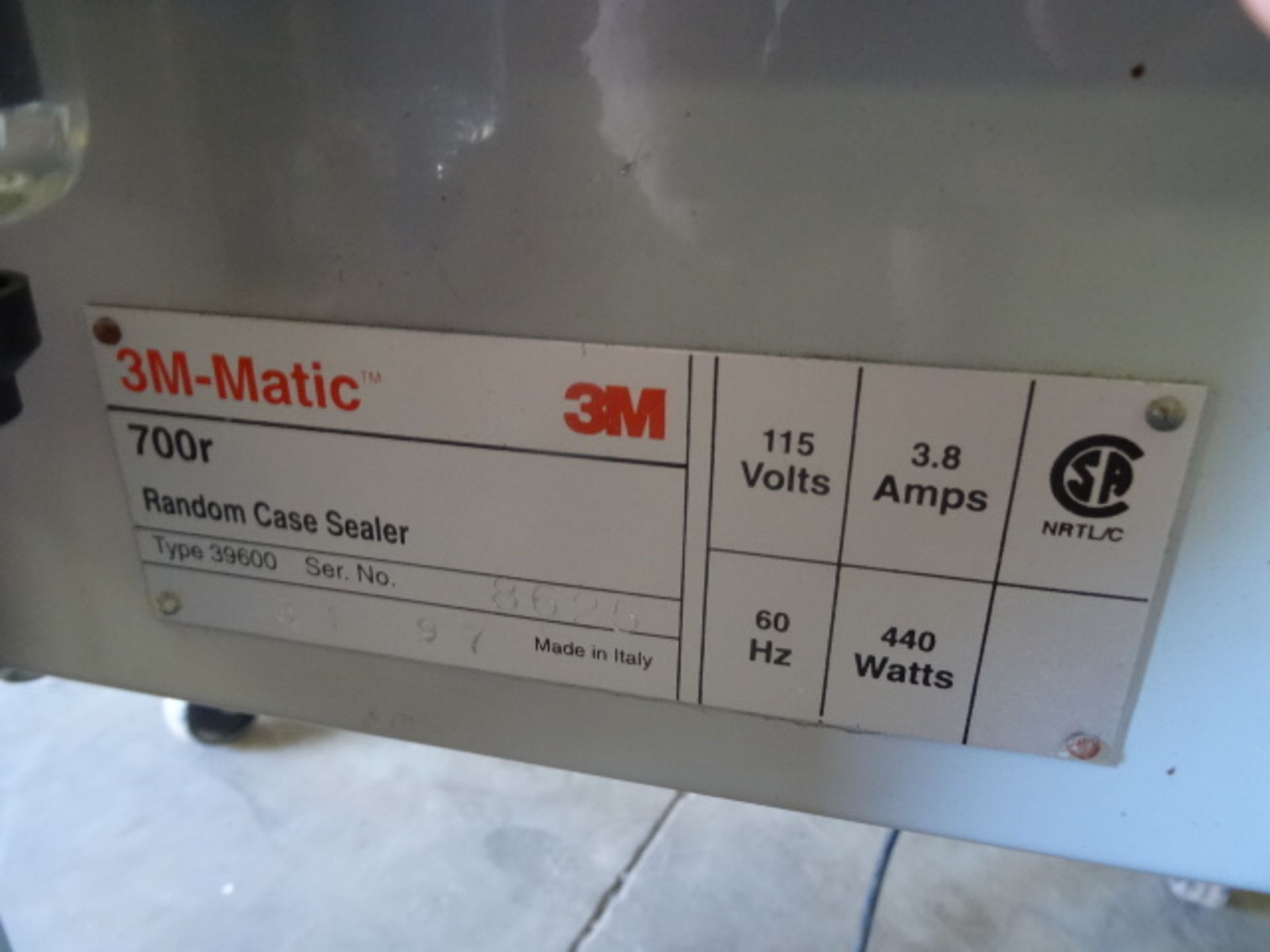 1x, 3MMatic 700R Case Sealer - Image 5 of 10