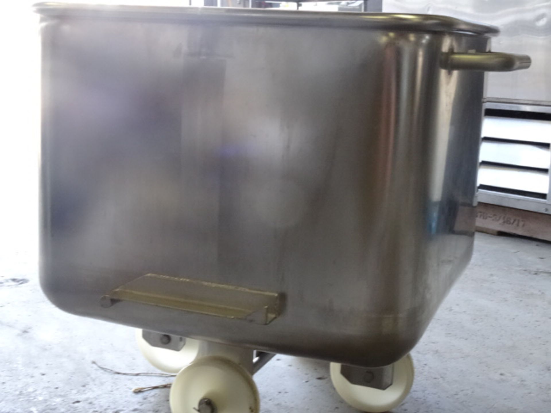 1x, 26" x 26" x 25" Deep Stainless Steel Porta Bin - Image 5 of 6