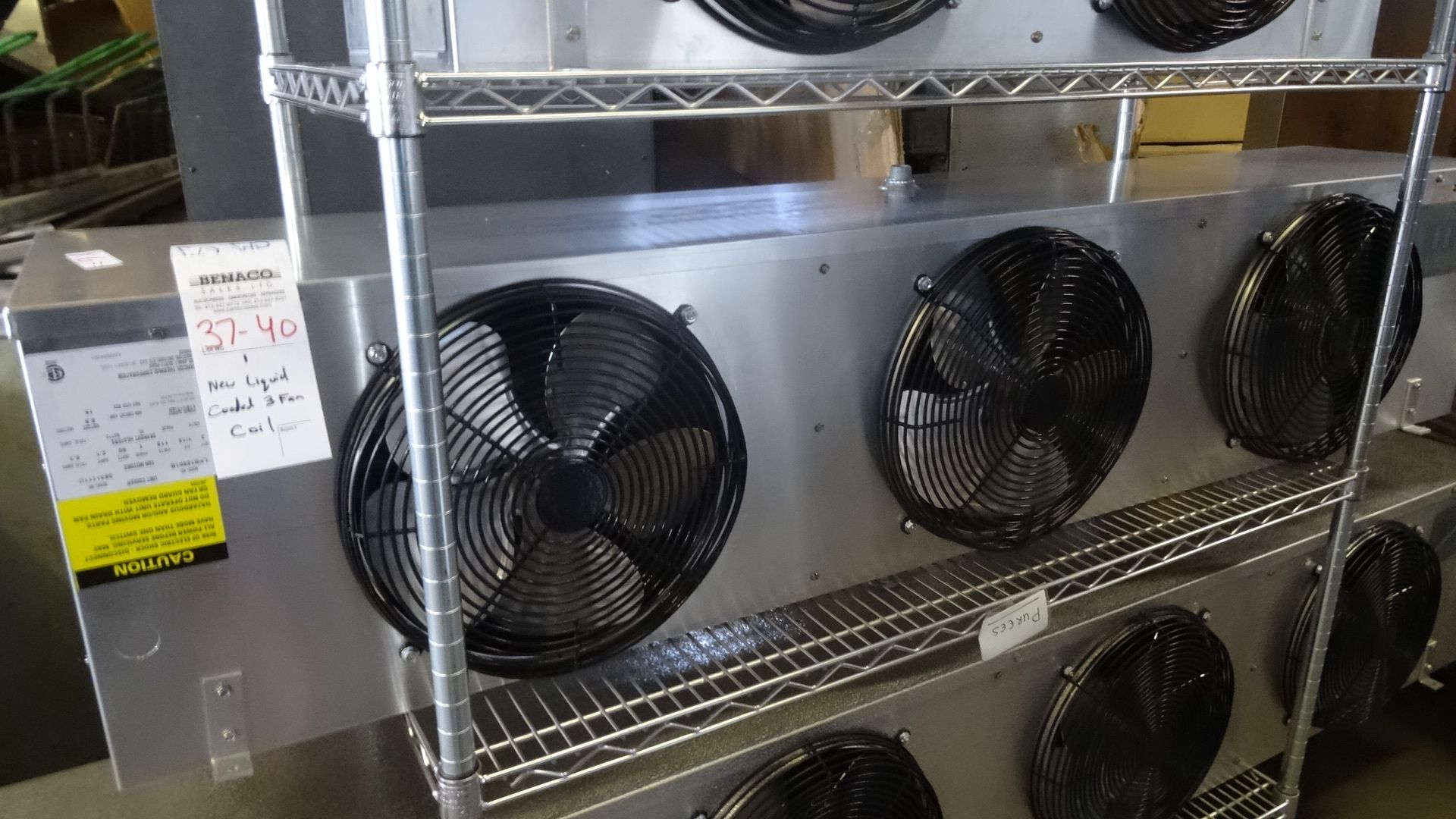 1x, New 3 Fan Refrigeration Coil