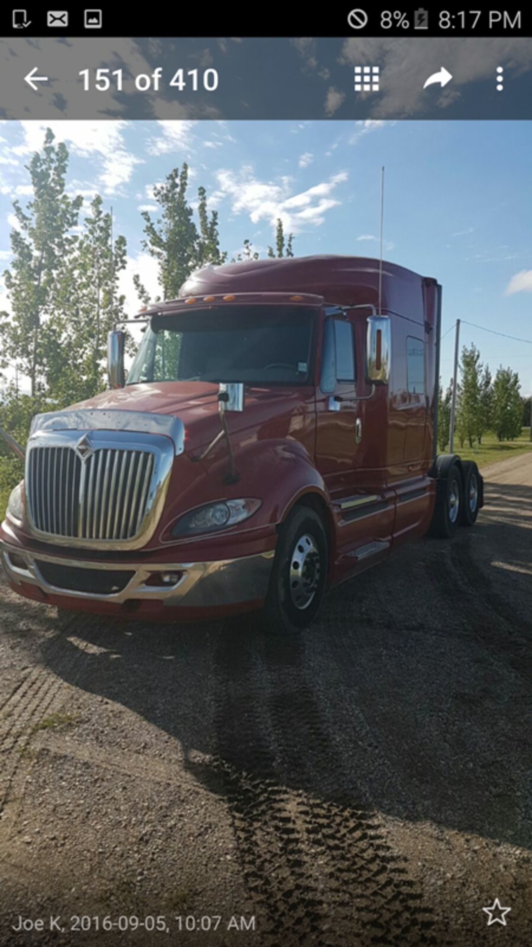 2012 International Prostar Eagle and Sleeper Truck Tractor - Image 3 of 4