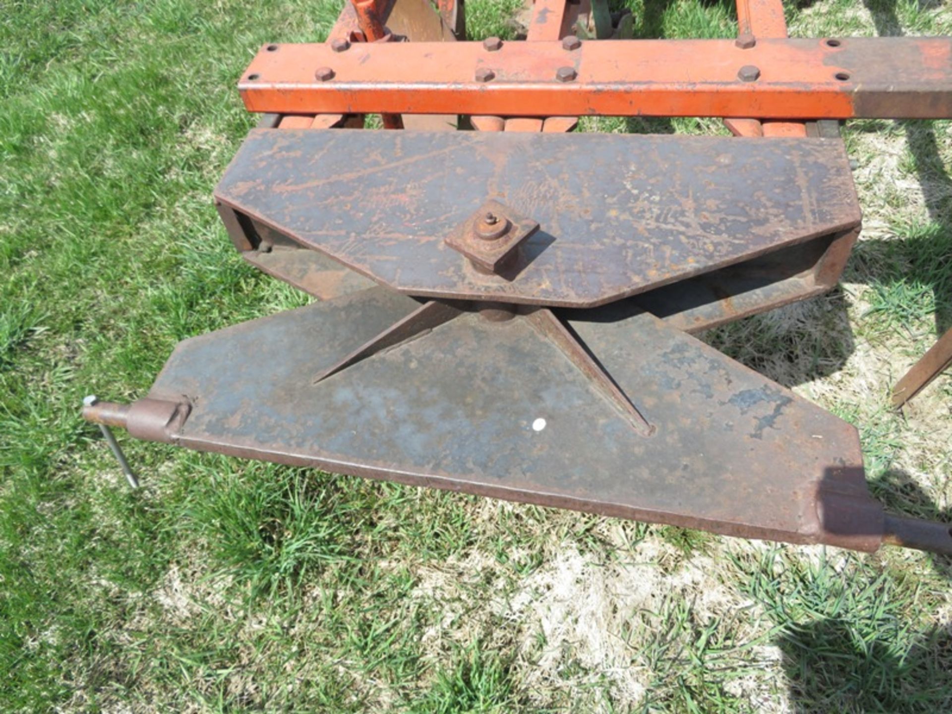 Case 5x16 plow w/ shop built semi mount conversion hitch - Image 2 of 3