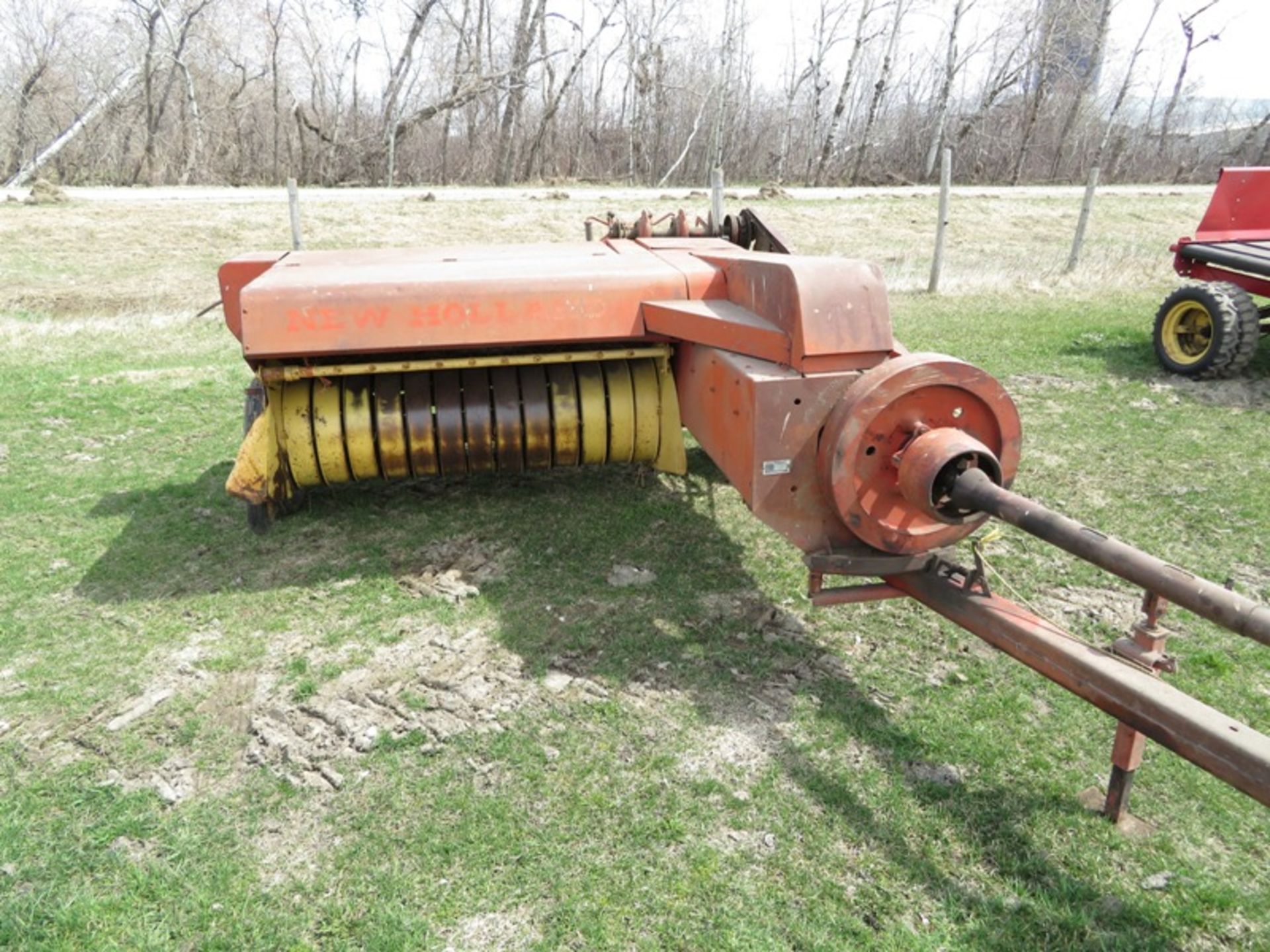 New Holland model 169 sq baler working #6123