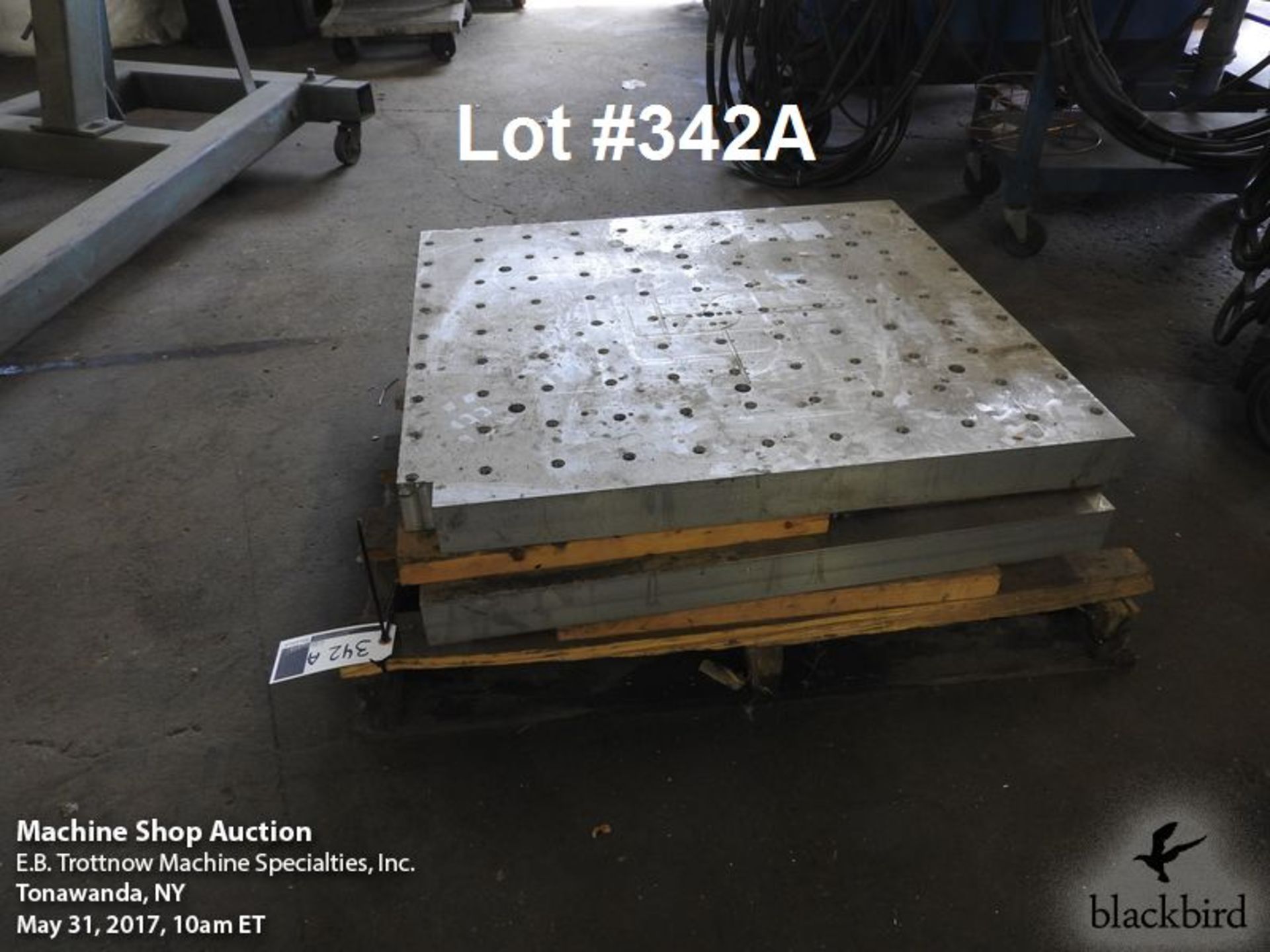 Pallet of (2) machine plates 31 1/8" x 28 1/8"