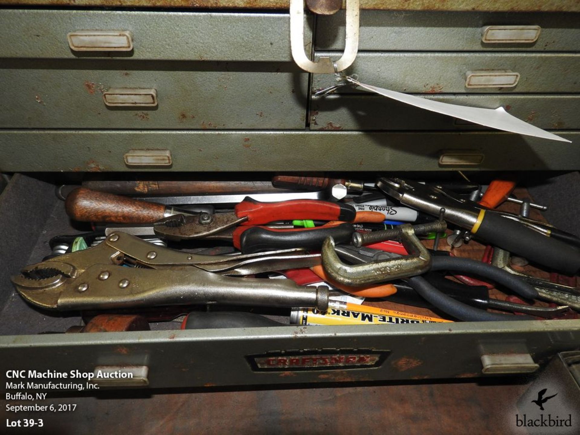 Craftsman tool box with tools - Image 4 of 4