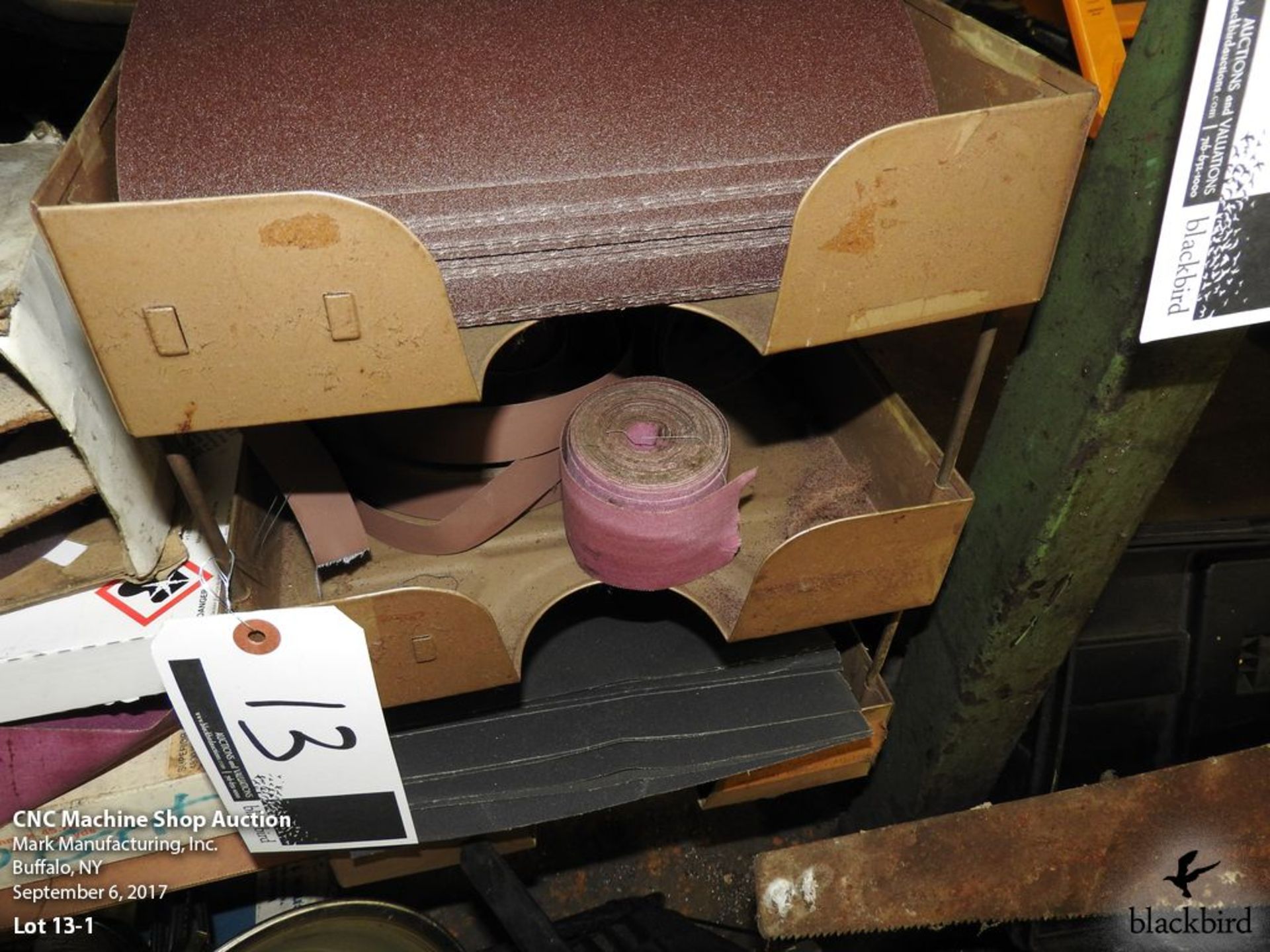 Lot- Emery sand paper, Emery commutator rolls, grinding wheels, grinding disc and wire wheel - Image 2 of 5