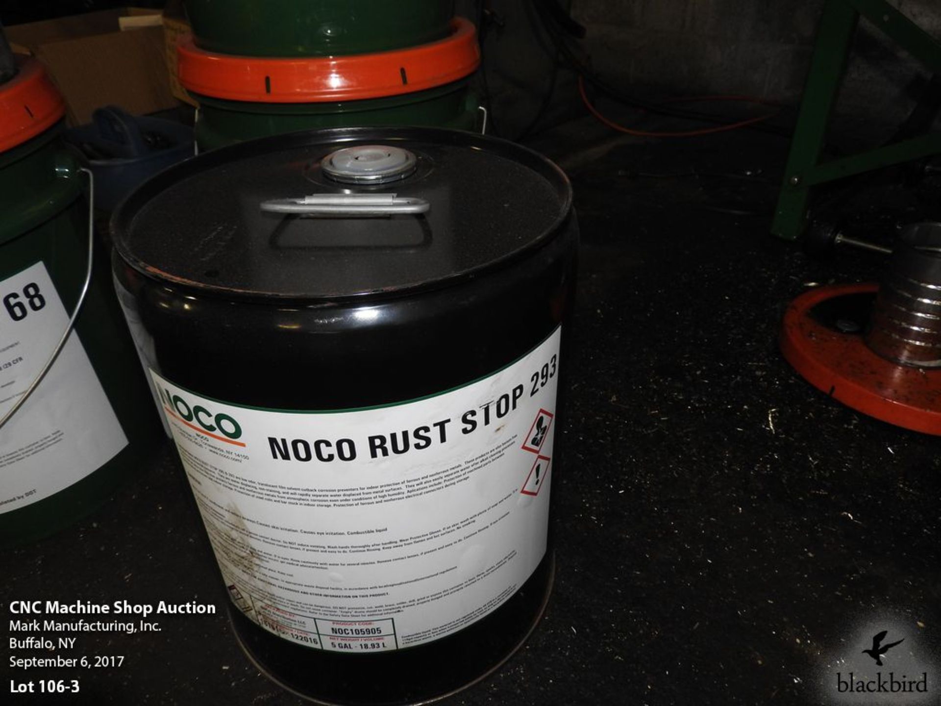 Lot- Sealed 5 gallon pails of NOCO (2) Waylube 68, (3) NOCO turbine T-32, and (1) NOCO rust stop - Image 4 of 4