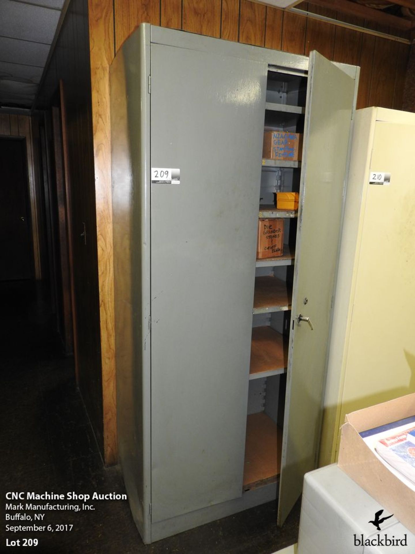 35" x 18" x 78" steel cabinet