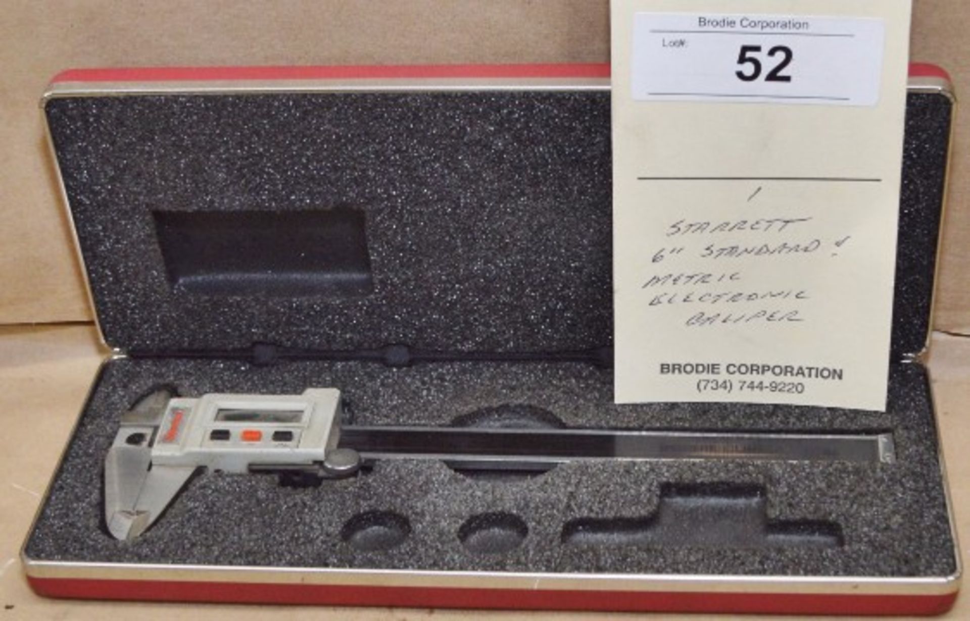 Starrett 6" Standard & Metric Electronic Caliper