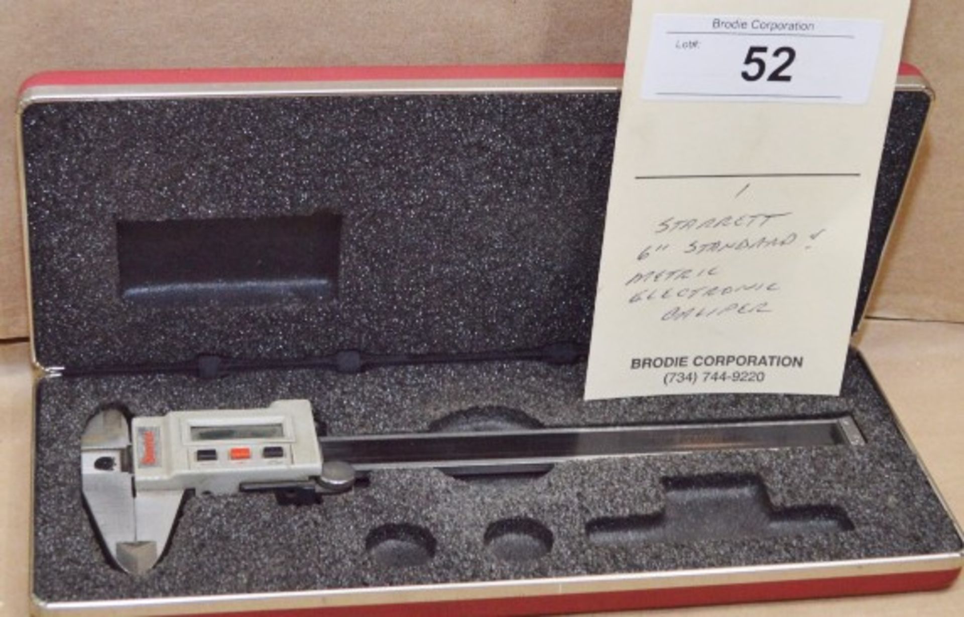 Starrett 6" Standard & Metric Electronic Caliper - Image 2 of 2