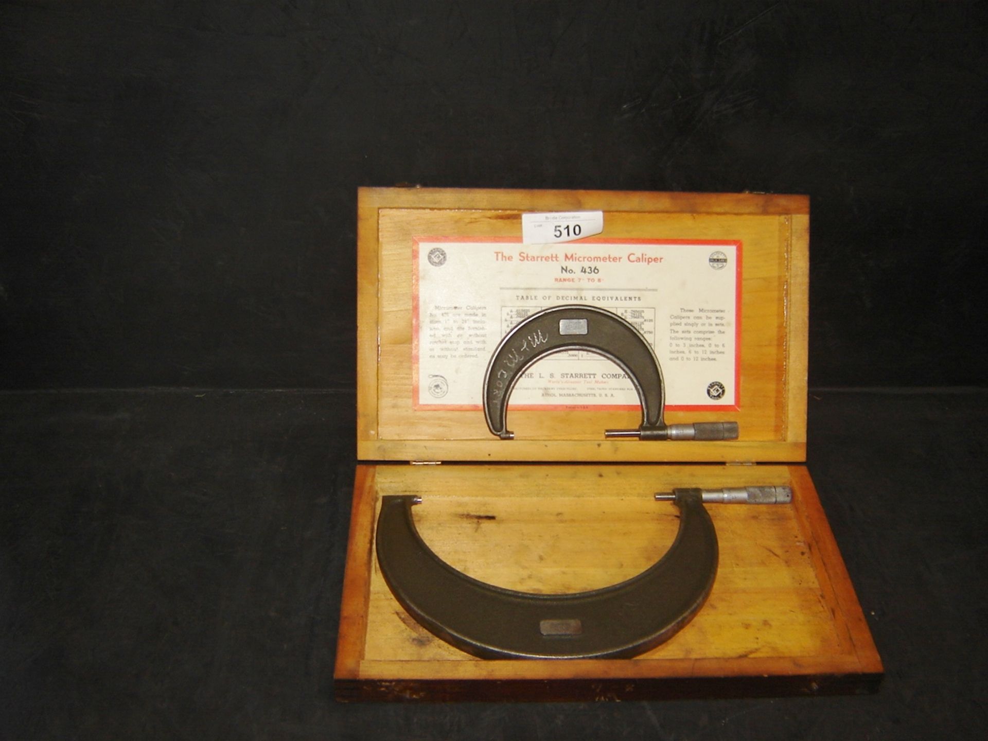 3-4" & 7-8" CALIPERS IN BOX