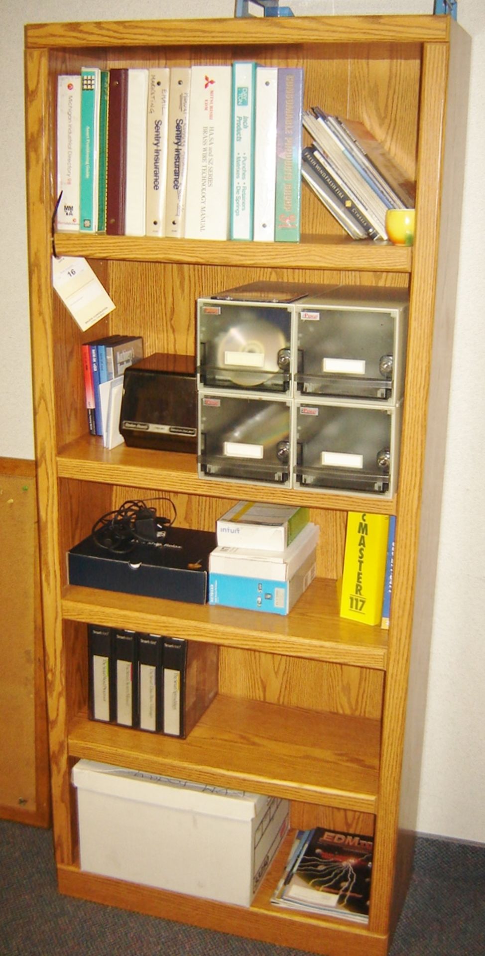 WOODEN BOOKCASE