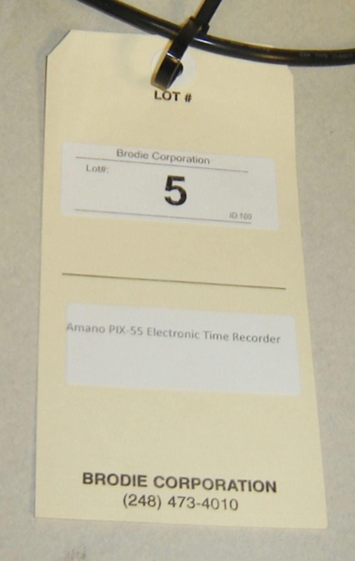ELECTRONIC TIME RECORDER - Image 3 of 3