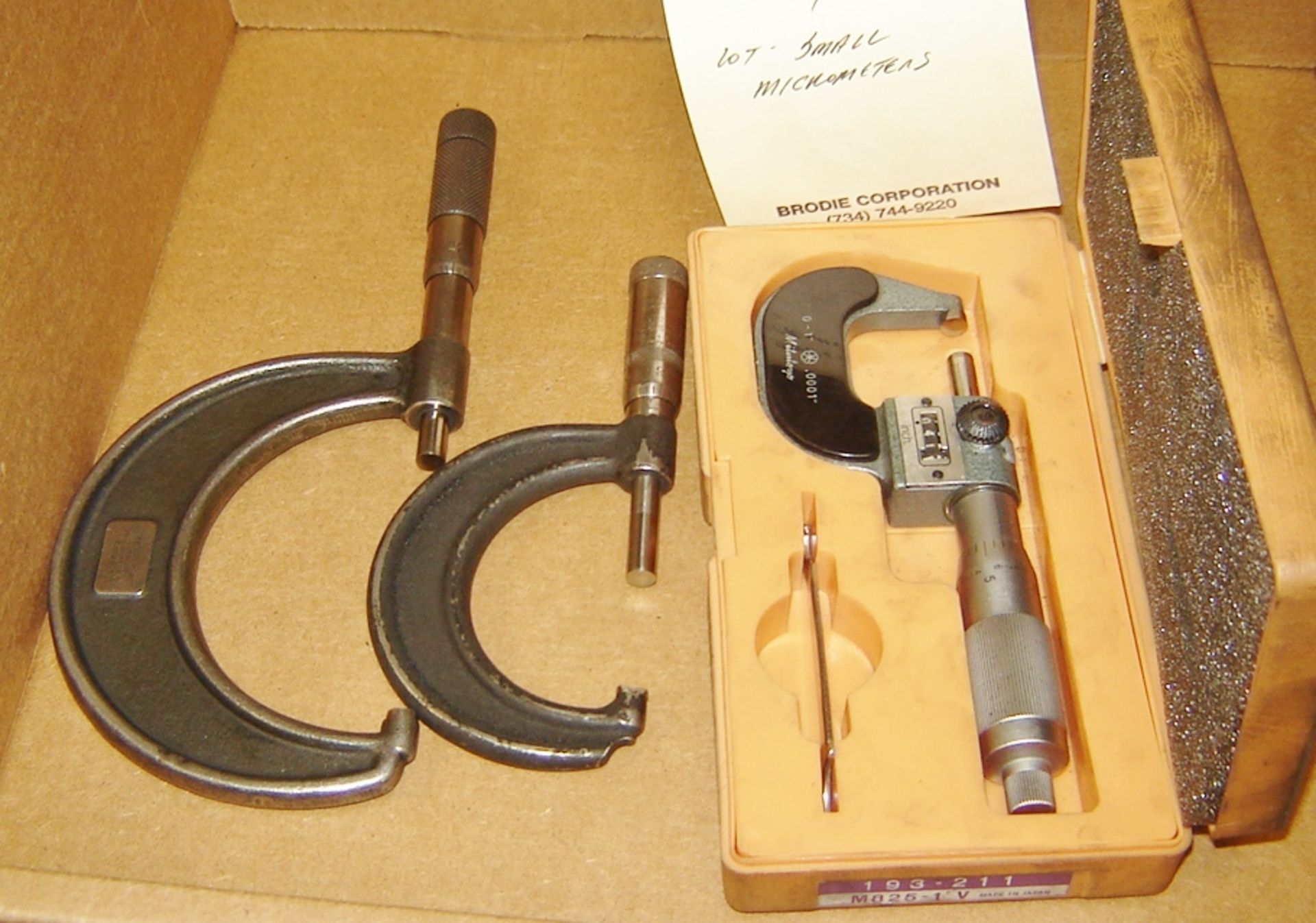 SMALL MICROMETERS - Image 2 of 3