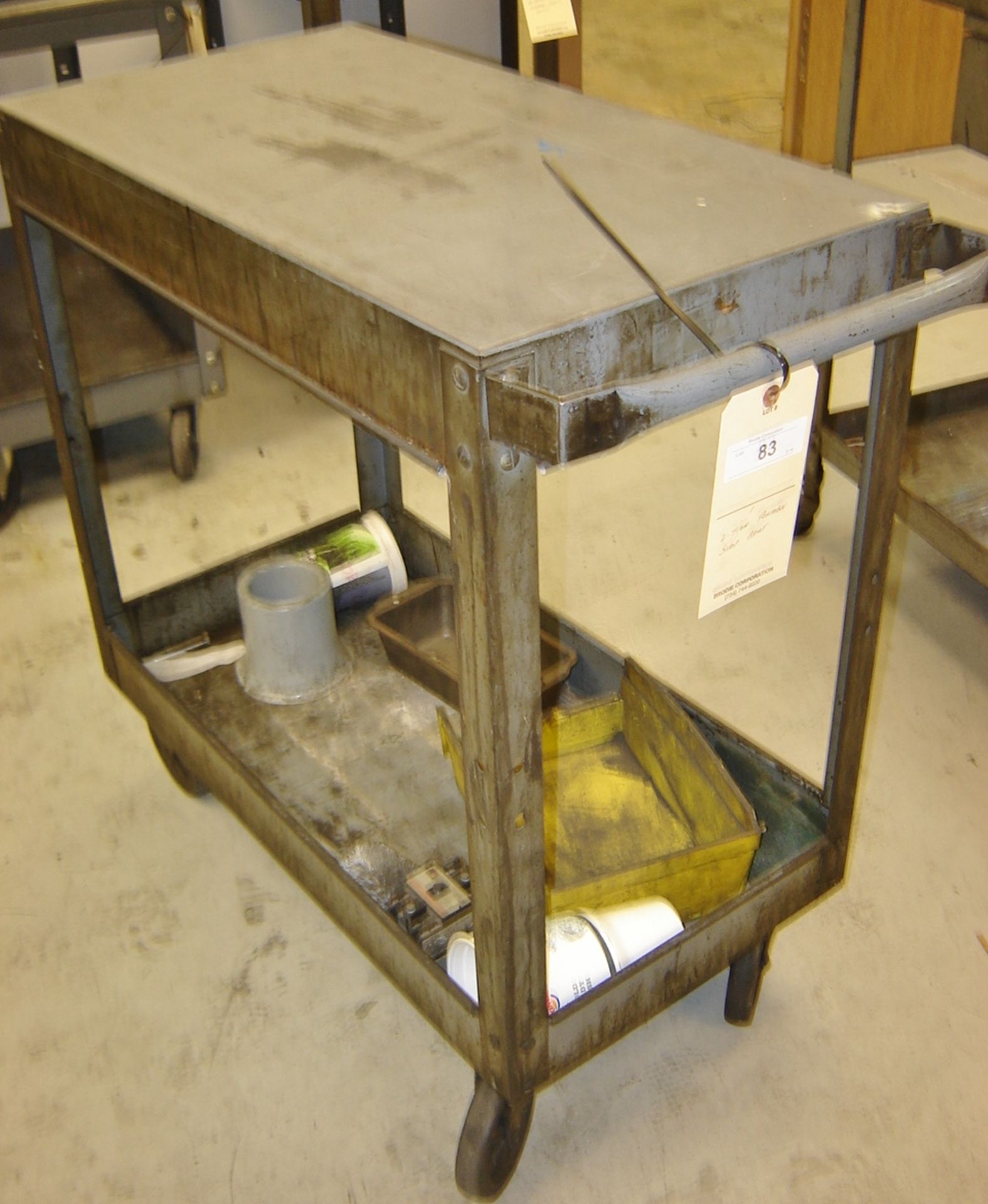 PORTABLE METAL SHOP CART - Image 2 of 3