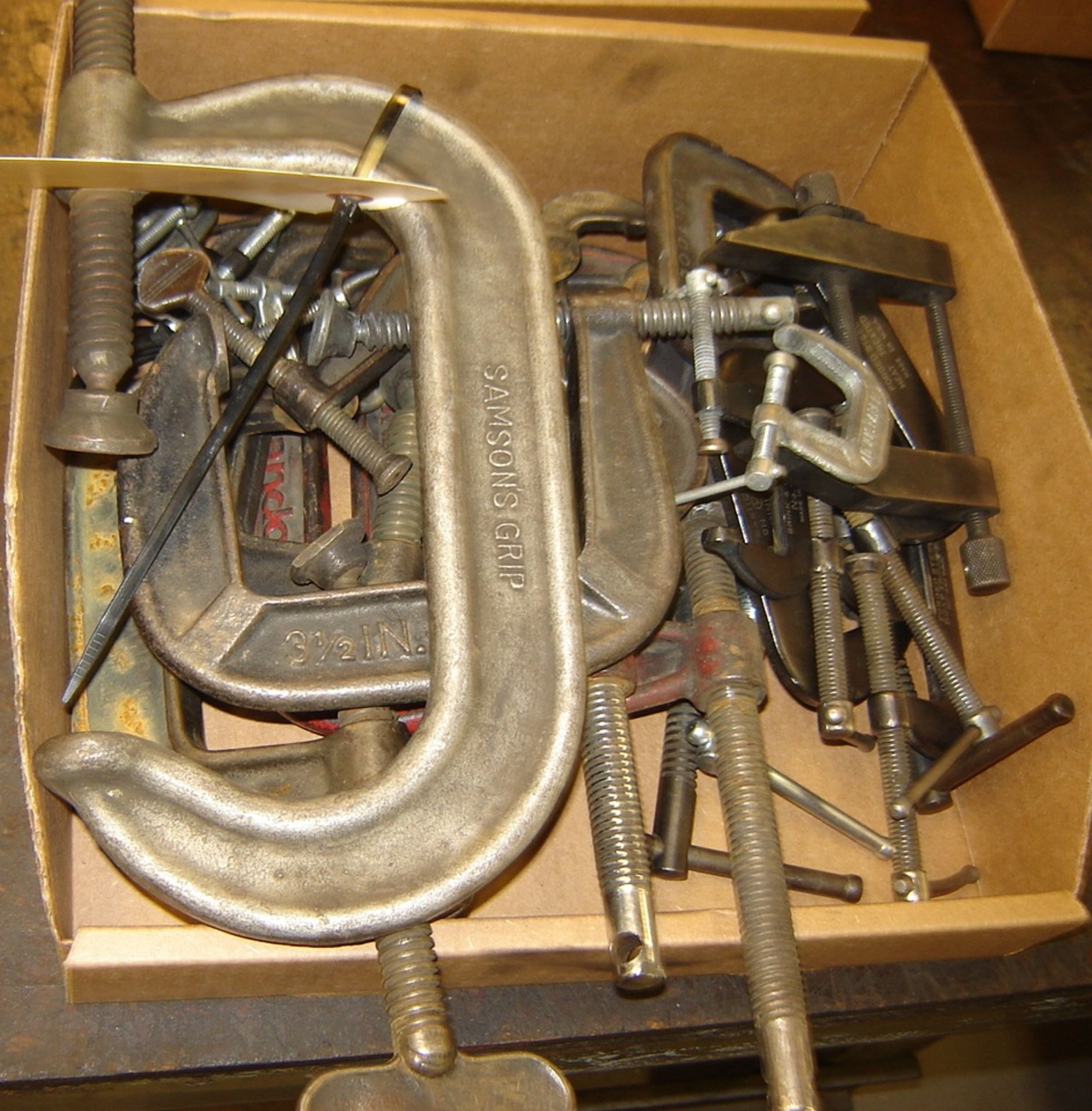 ASSORTED C-CLAMPS