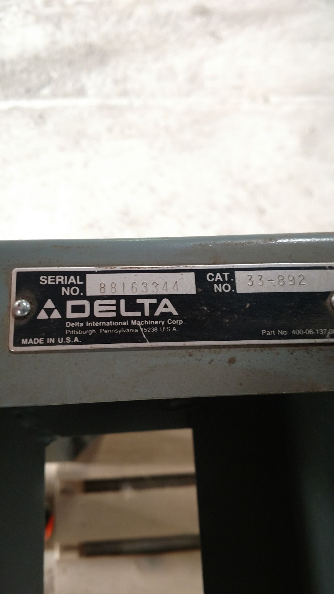DELTA 33-892 RADIAL ARM SAW - Image 4 of 5