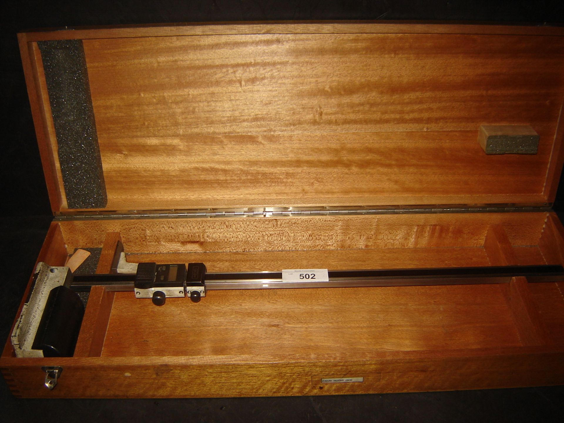 HEIGHT GAUGE W/WOOD CASE - Image 2 of 2