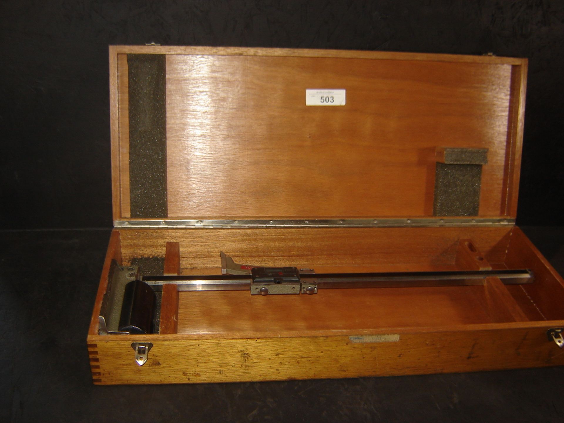 HEIGHT GAUGE W/WOOD CASE - Image 4 of 5