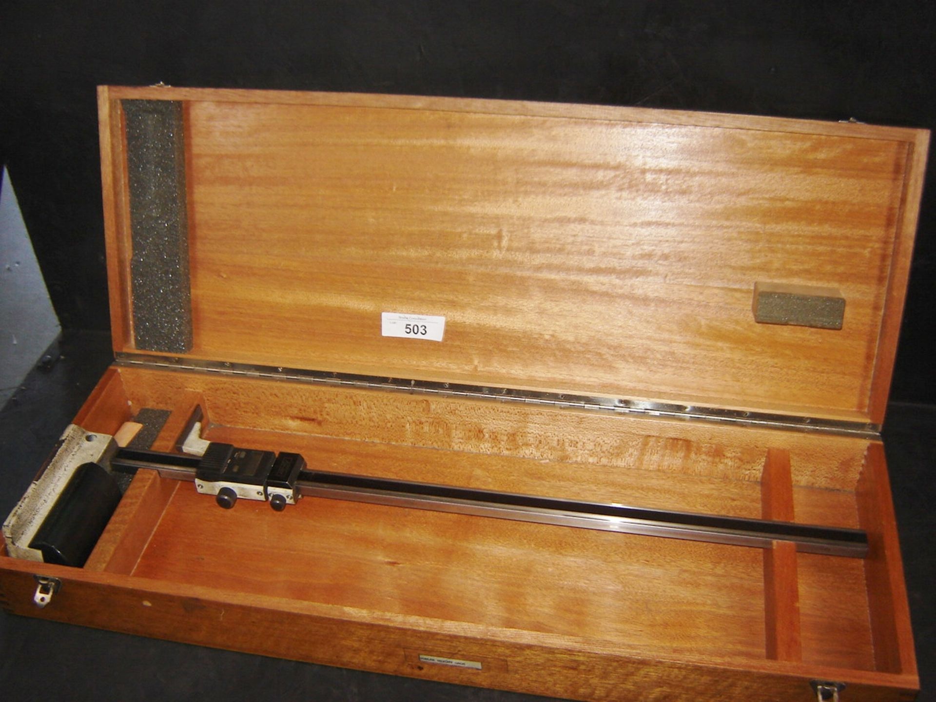 HEIGHT GAUGE W/WOOD CASE - Image 2 of 5