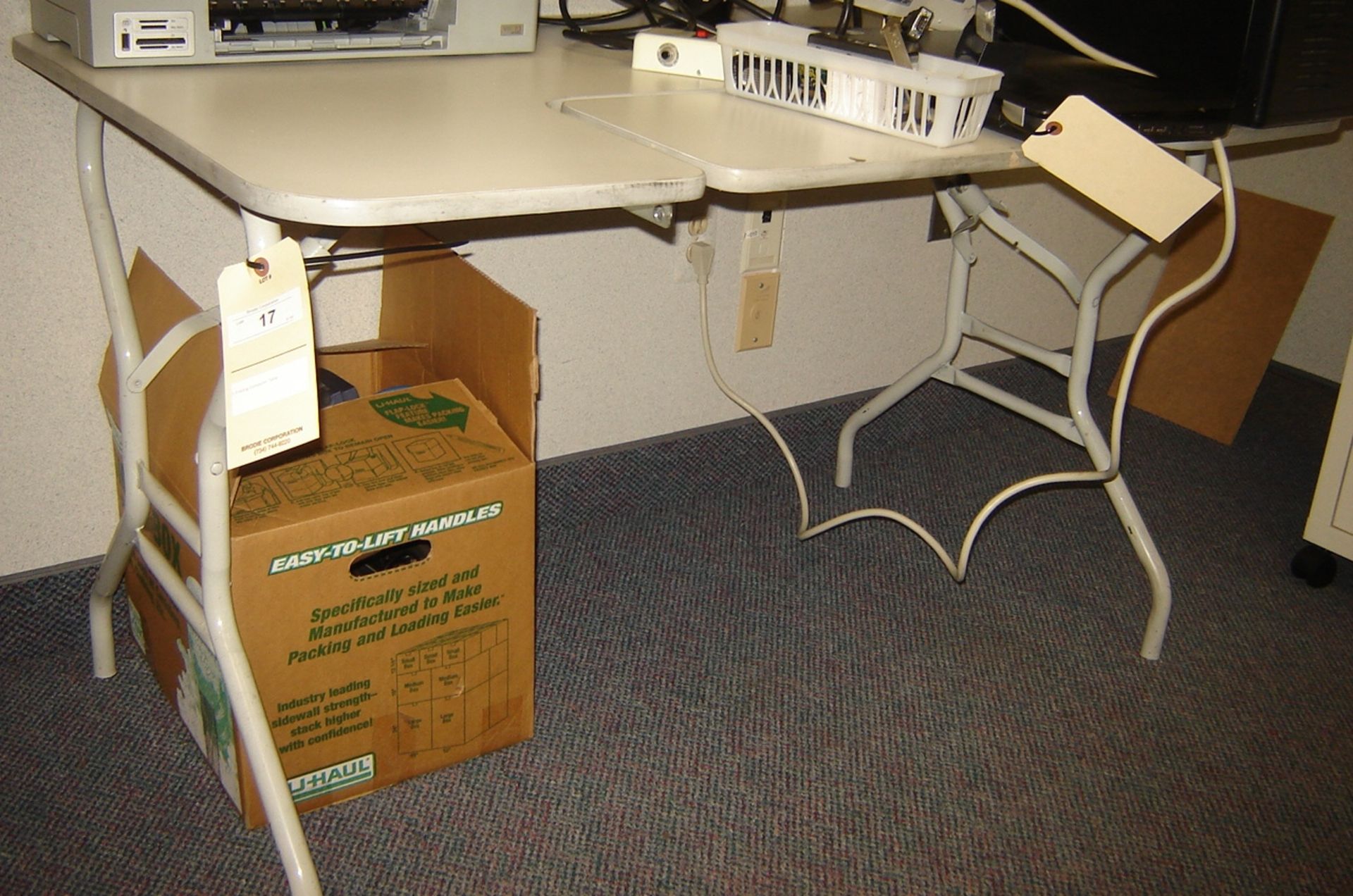 FOLDING COMPUTER TABLE