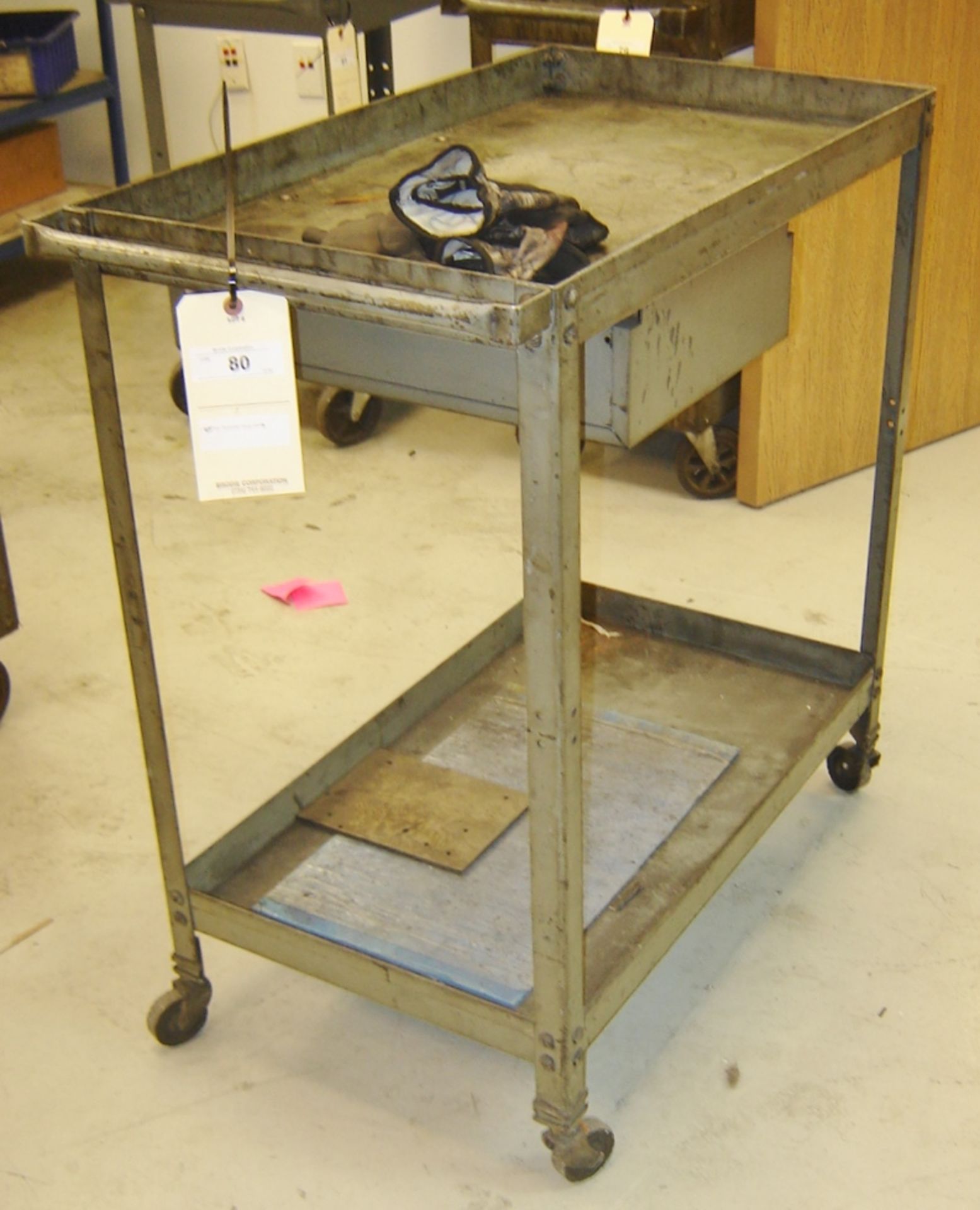 PORTABLE METAL SHOP CART