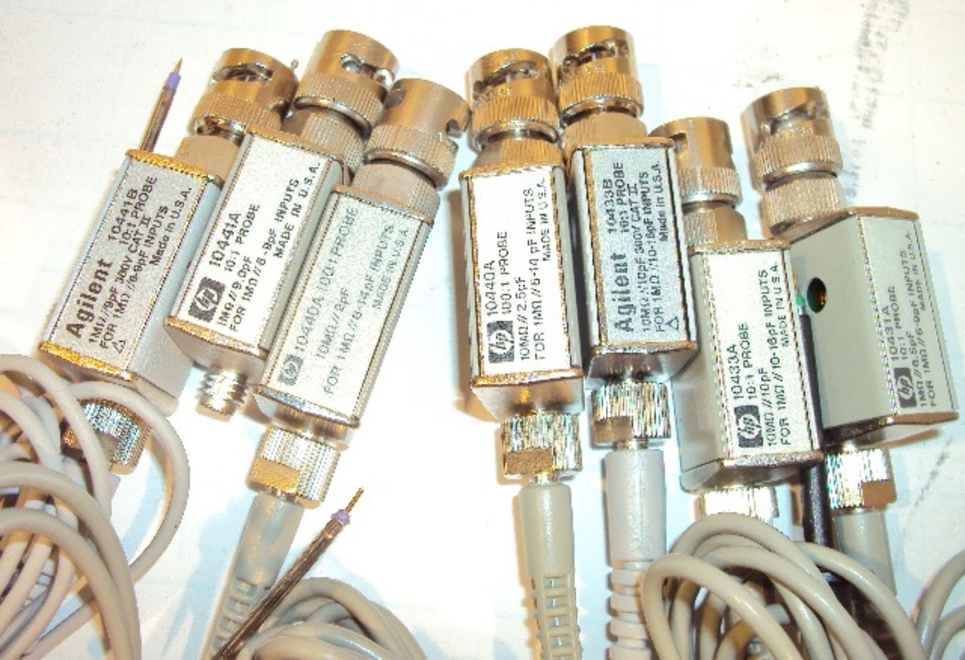 7-ASST'D HEWLETT PACKARD OSCILLOSCOPE PROBES - Image 2 of 7