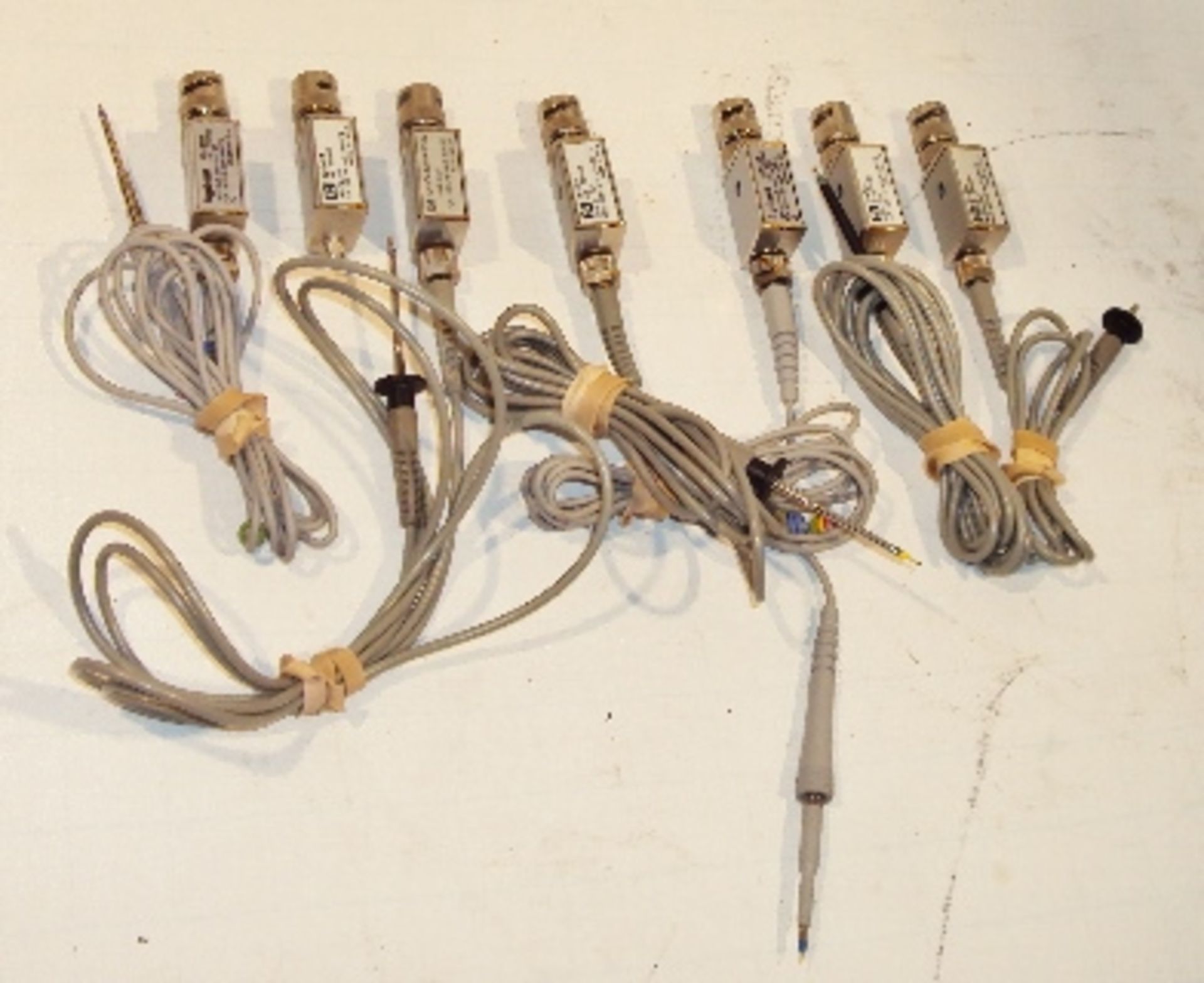 7-ASST'D HEWLETT PACKARD OSCILLOSCOPE PROBES