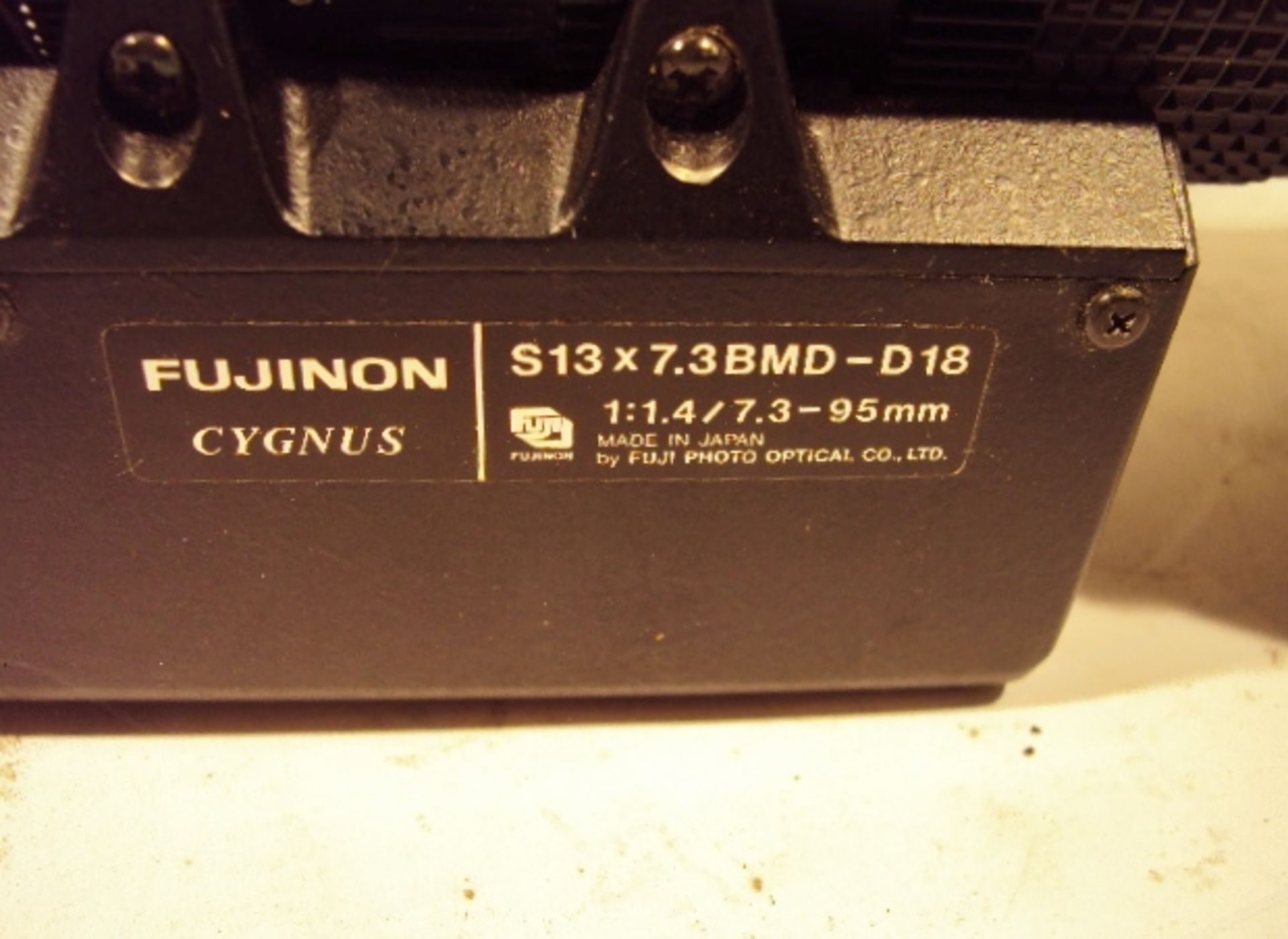 3-FUJINON CYGNUS S13X7.3BMD-D18 DIG. CAMERA TV LEN - Image 3 of 4