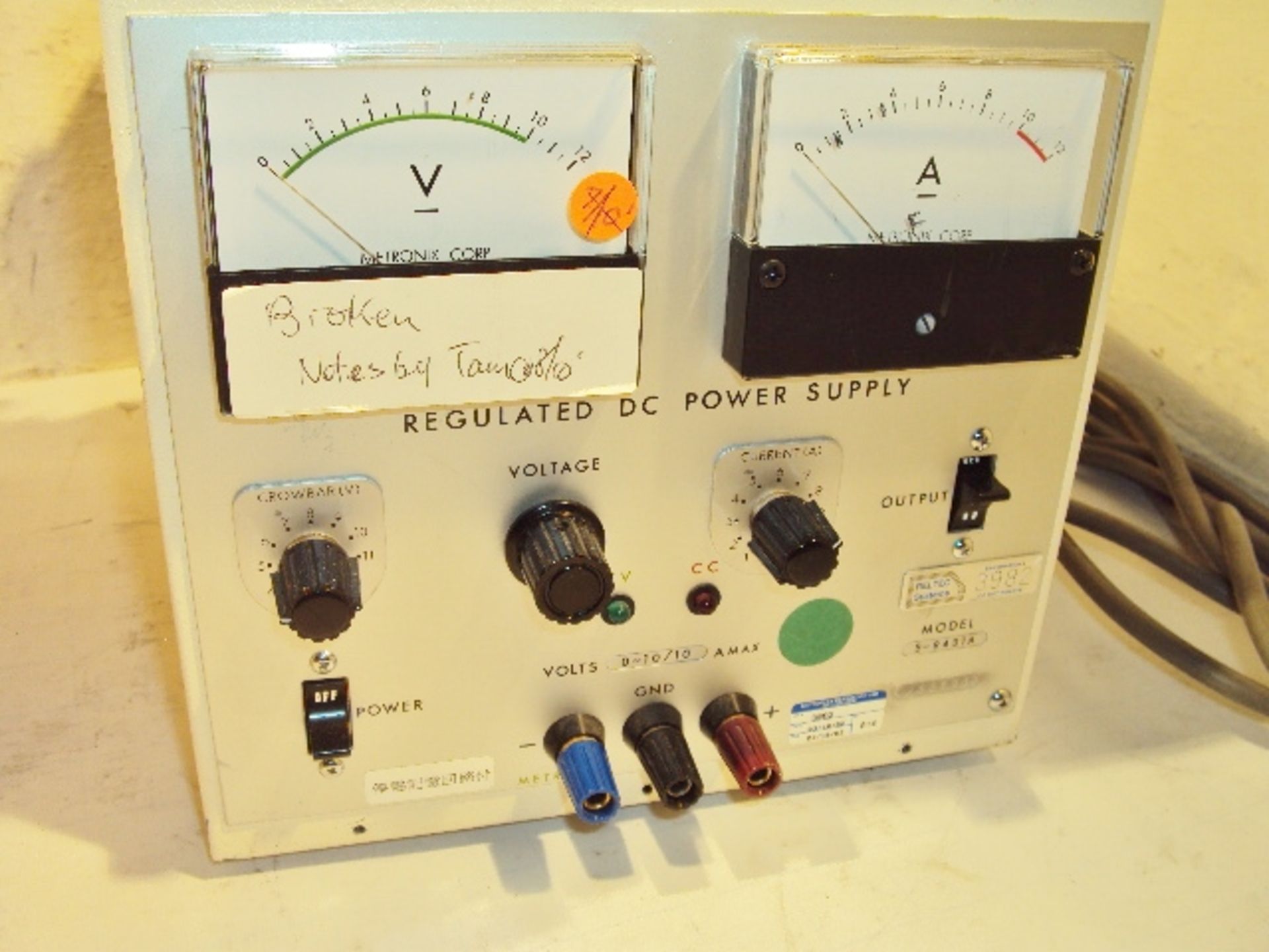 2-METRONIX REGULATED DC POWER SUPPLIES - Image 4 of 6