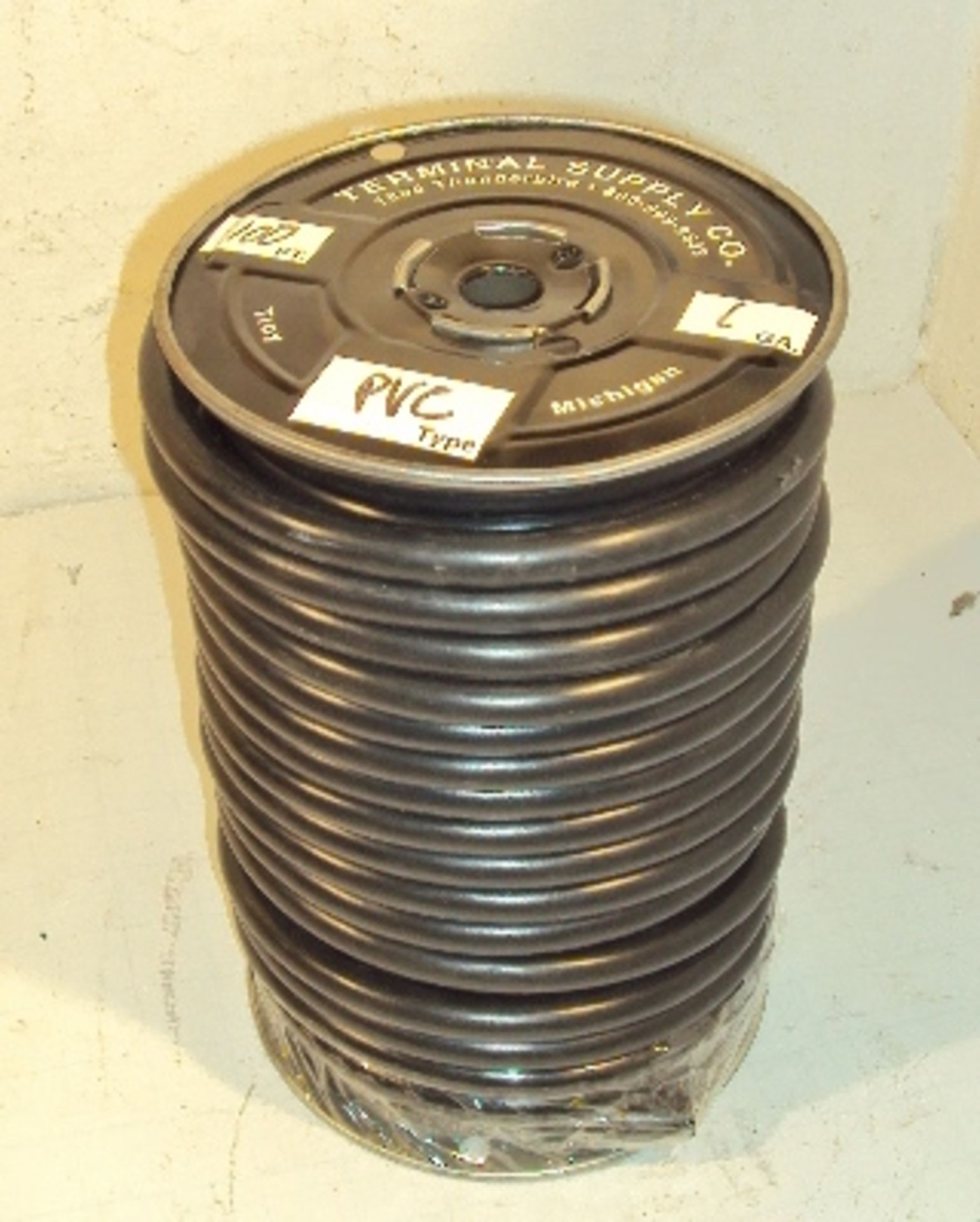 100' PVC COATED 1/0 COPPER STRANDED CABLE