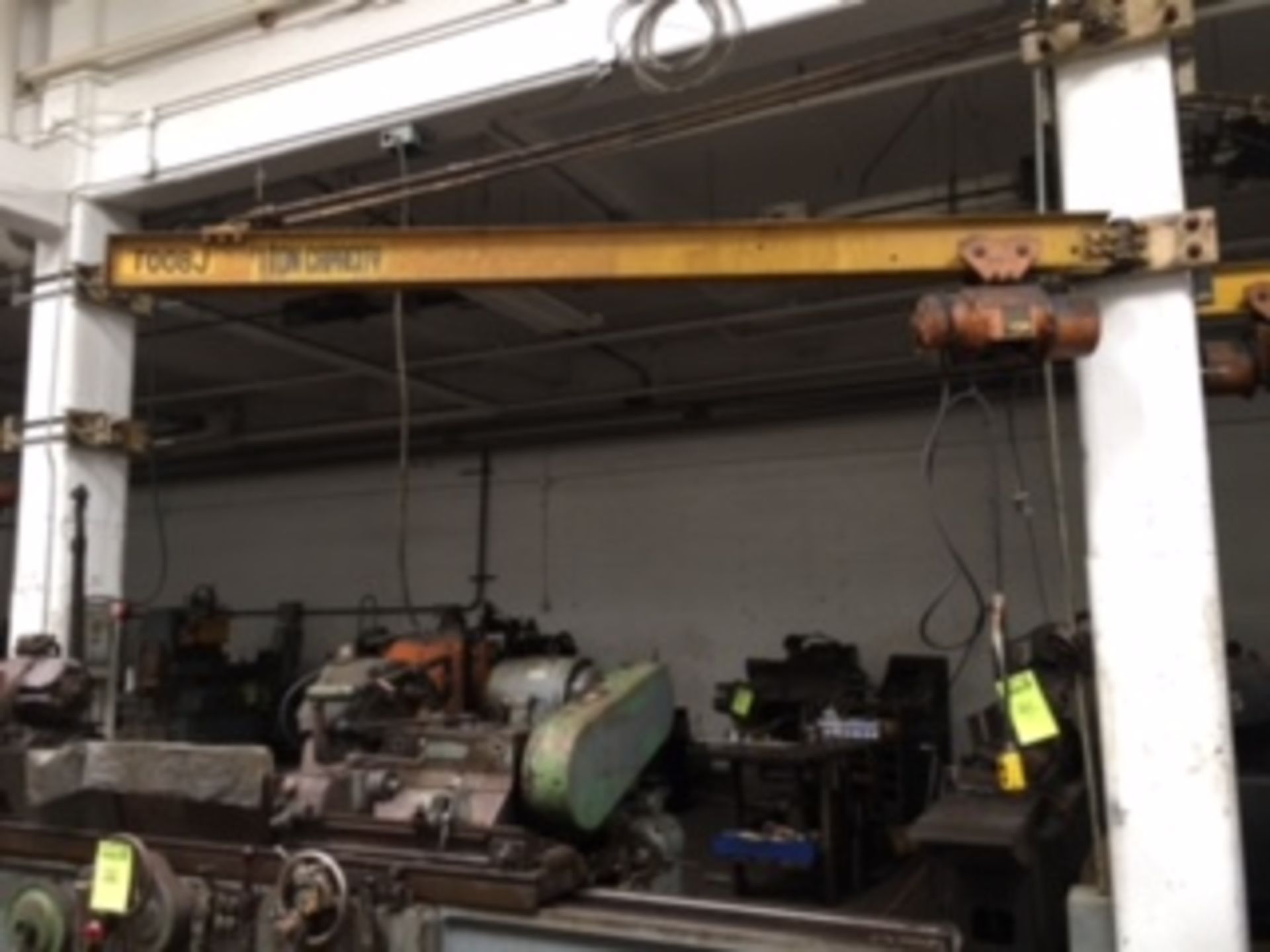 1 ton jib crane with electric hoist