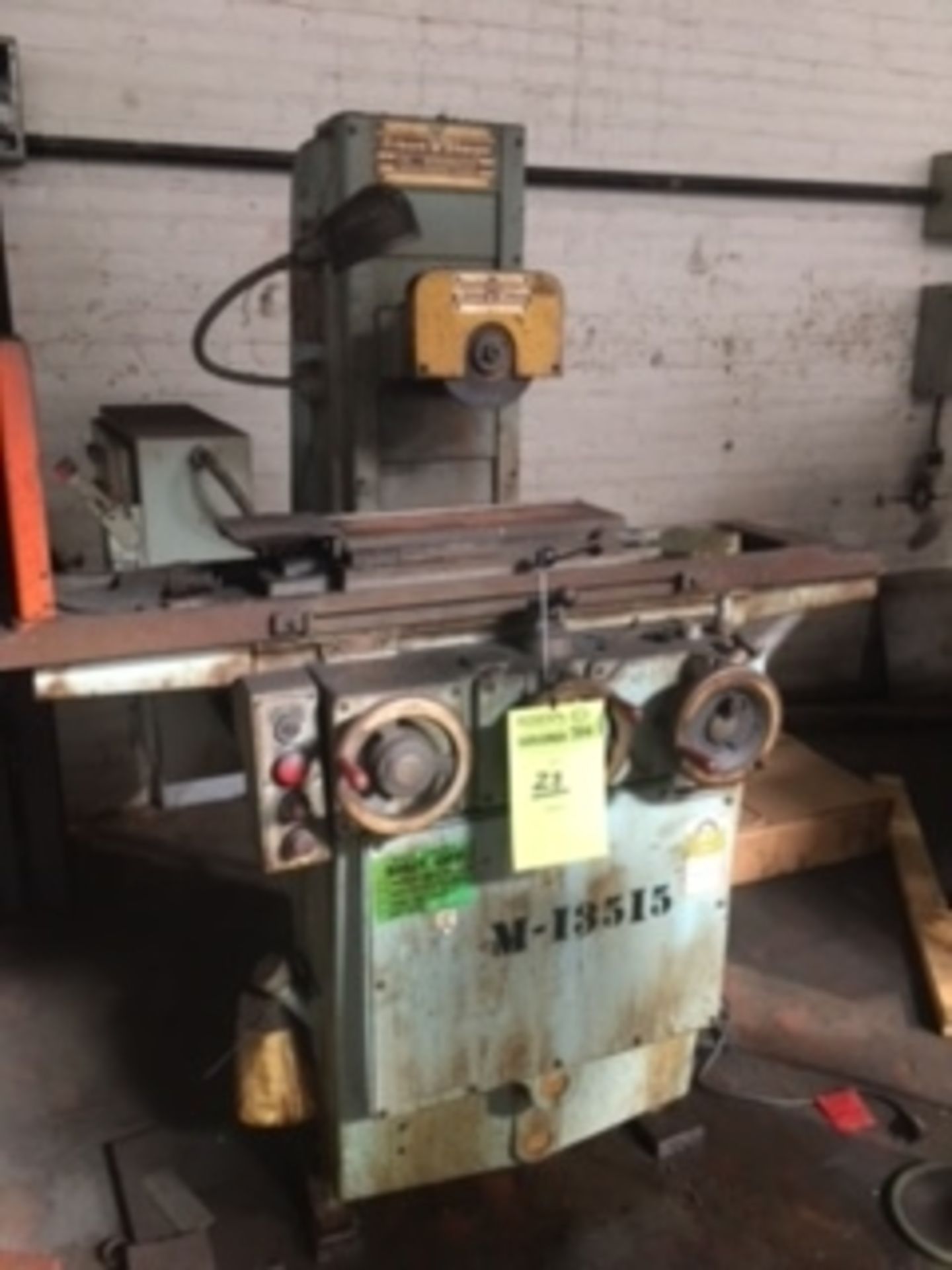 Brown and Sharpe surface grinding machine, model 618 micromaster, serial 523-6180-4790, 6"