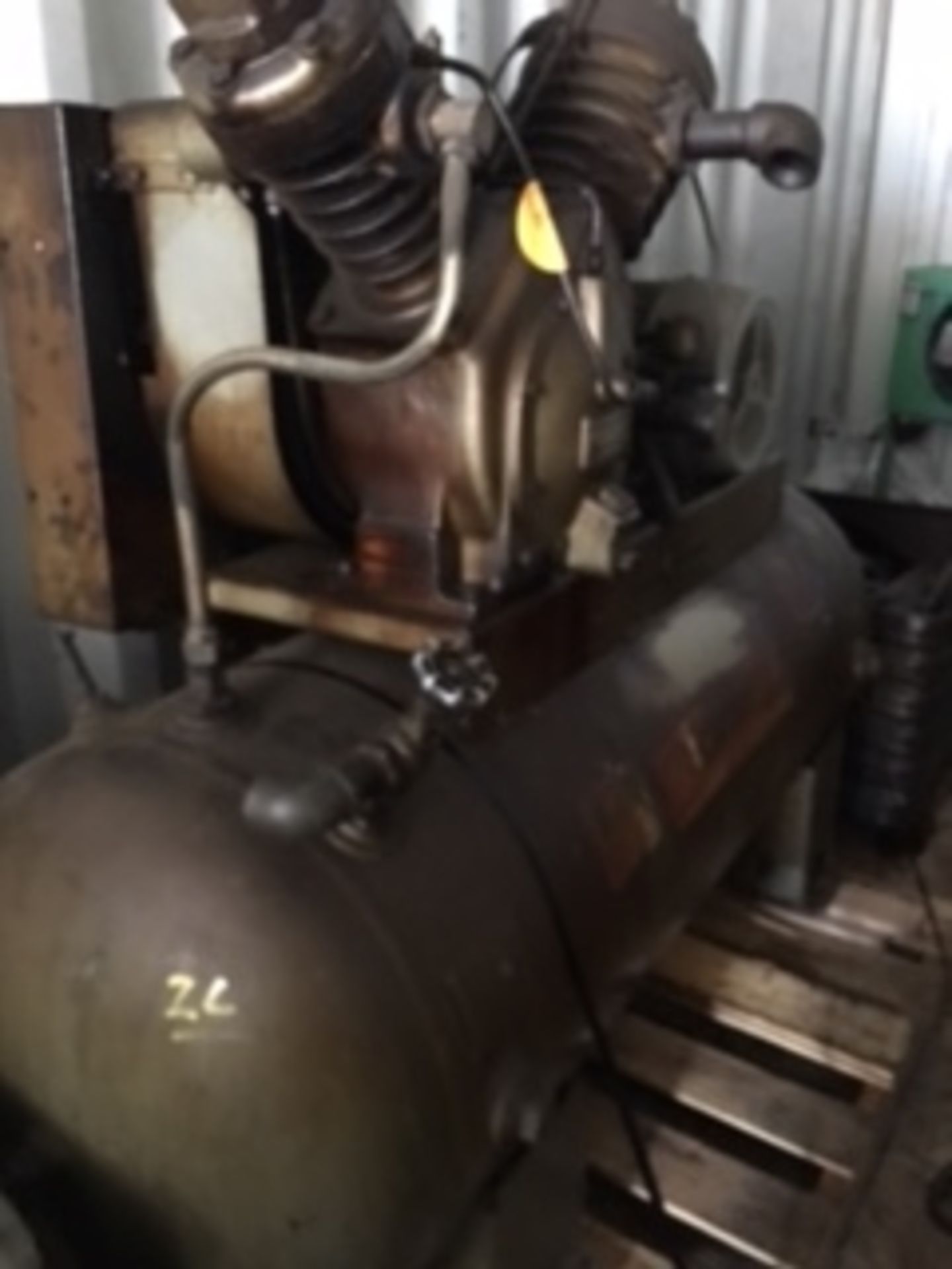 Ingersoll Rand Century 10hp horizontal air compressor.