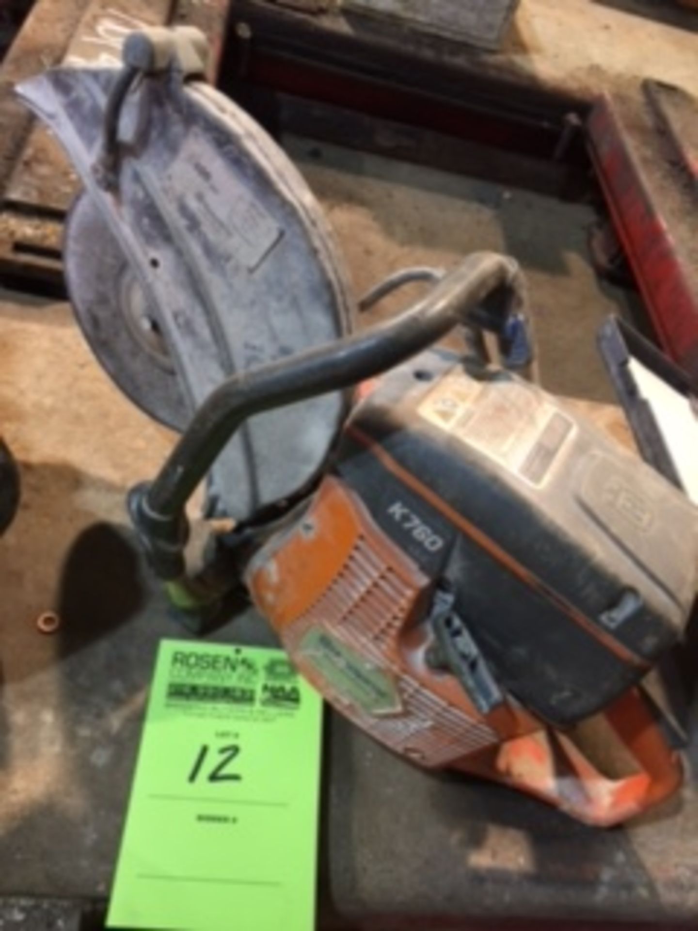 Husqvarna K760 concrete cut off saw