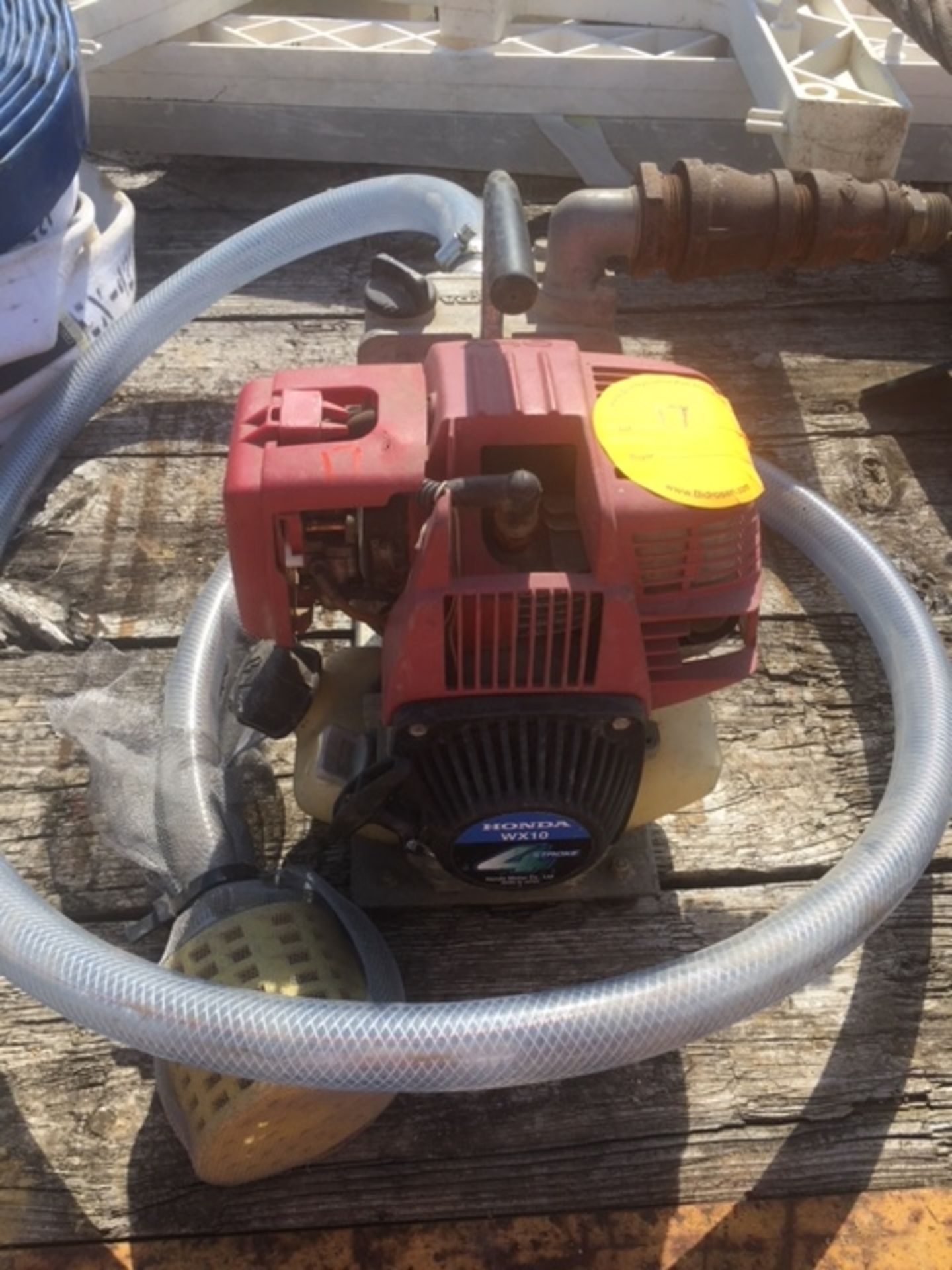 Honda WX10 4 stroke mini trash pump