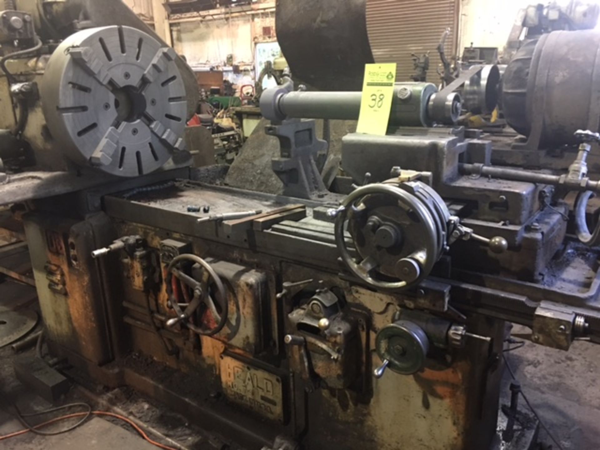 Heald No. 74, I.D. Grinder, 34" x 36", wheel head offset block, 24"-4 jaw chuck, - Image 2 of 2