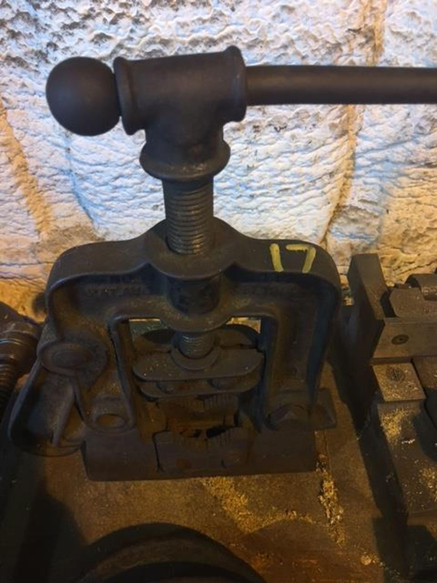 Reed Manufacturing, Erie PA, pipe vise.