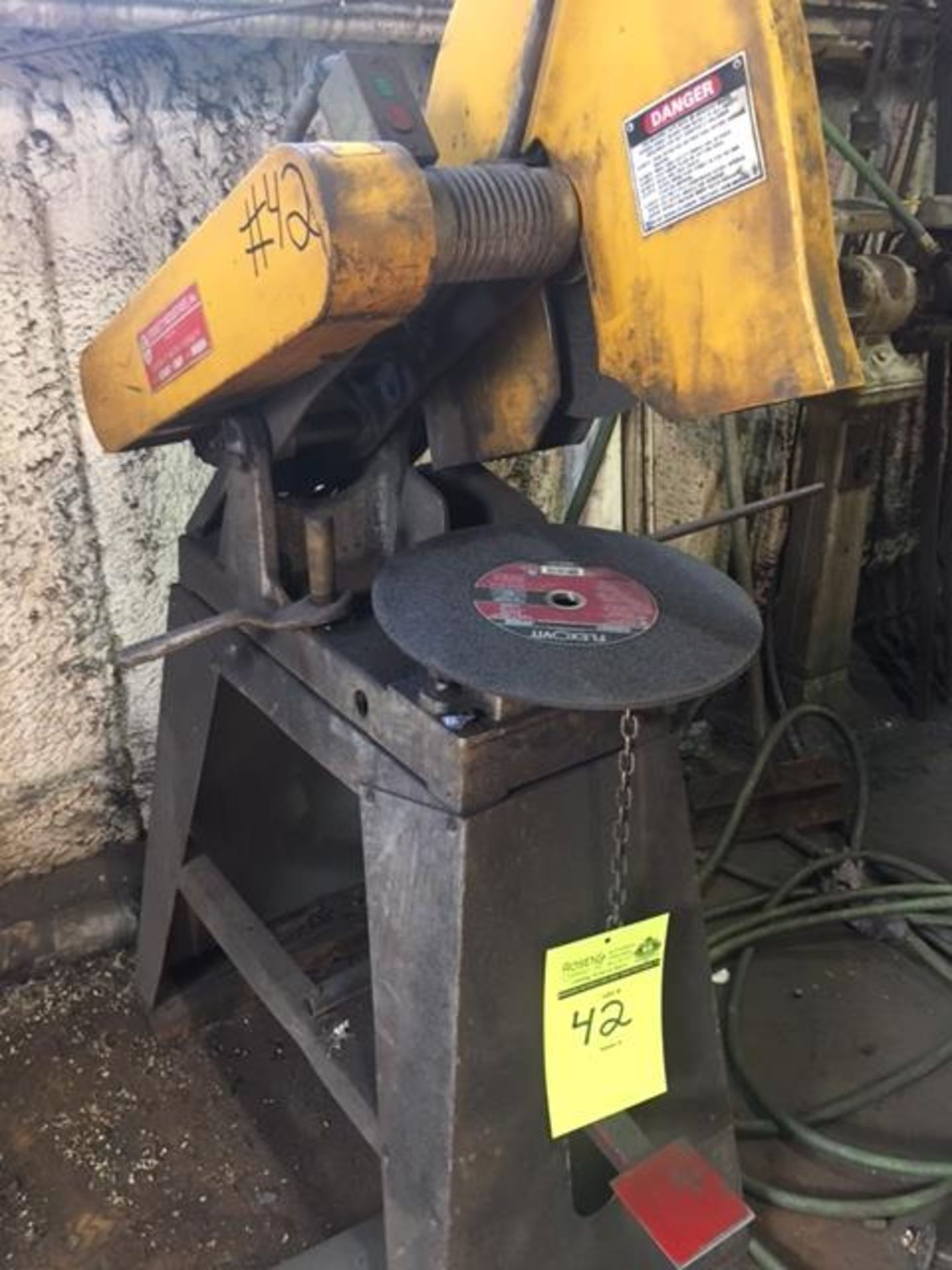 Everett chop saw, model 14-16, serial 6-3842