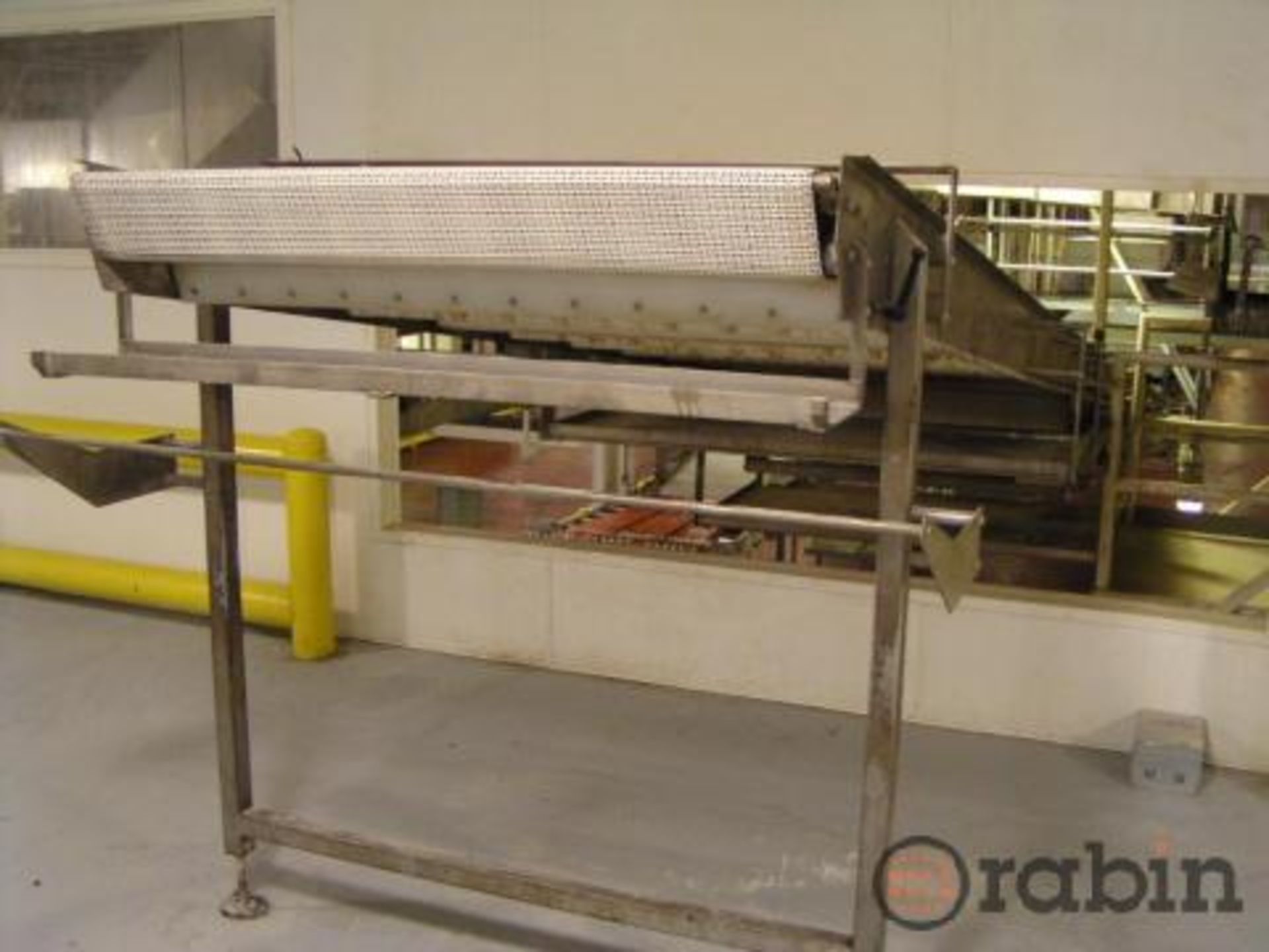 Incline transfer conveyor