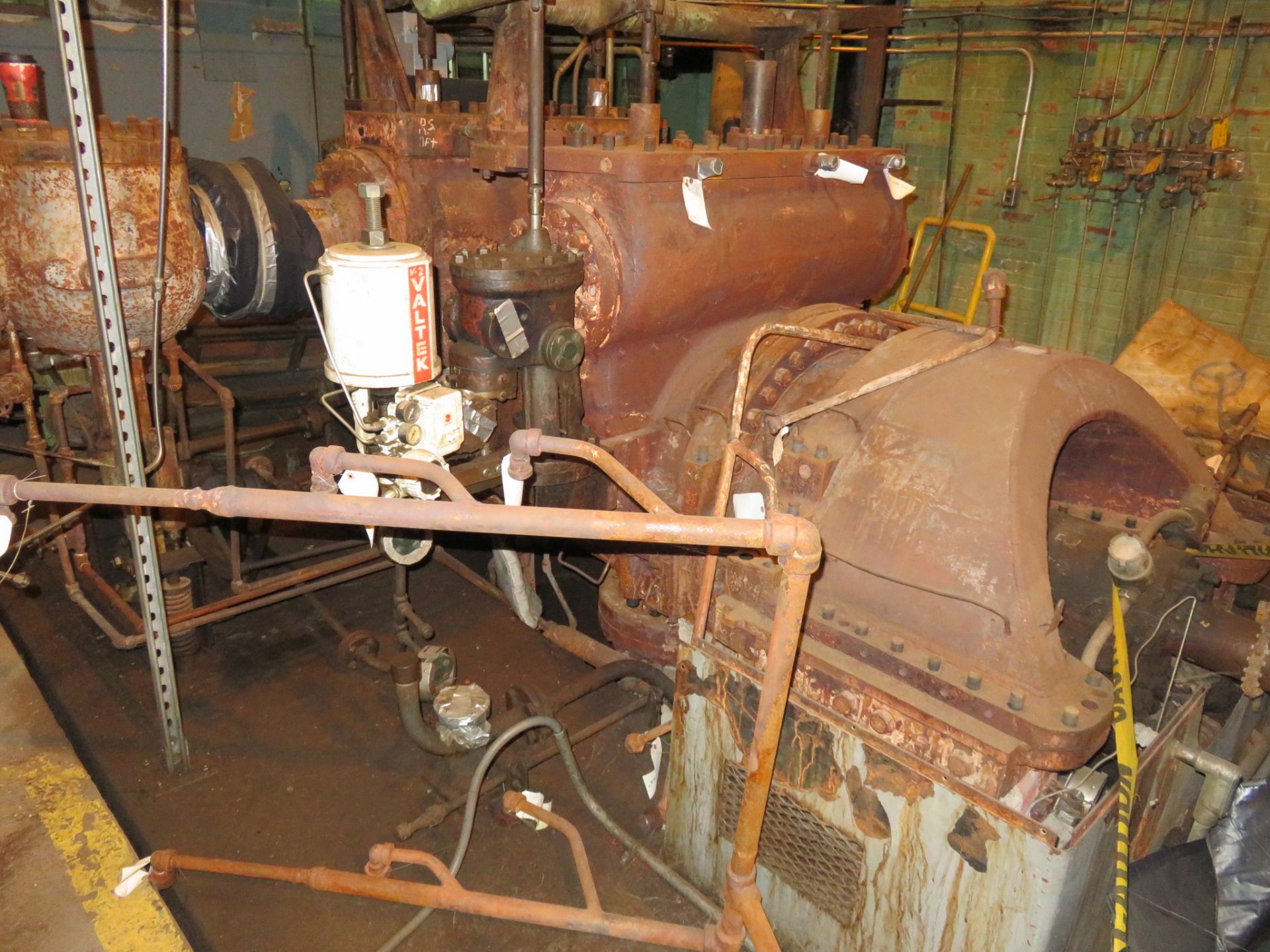 Westinghouse steam turbine, 5000 kw, 600 psi inlet pressure, with 5000 KVA AC generator (partially - Image 2 of 2