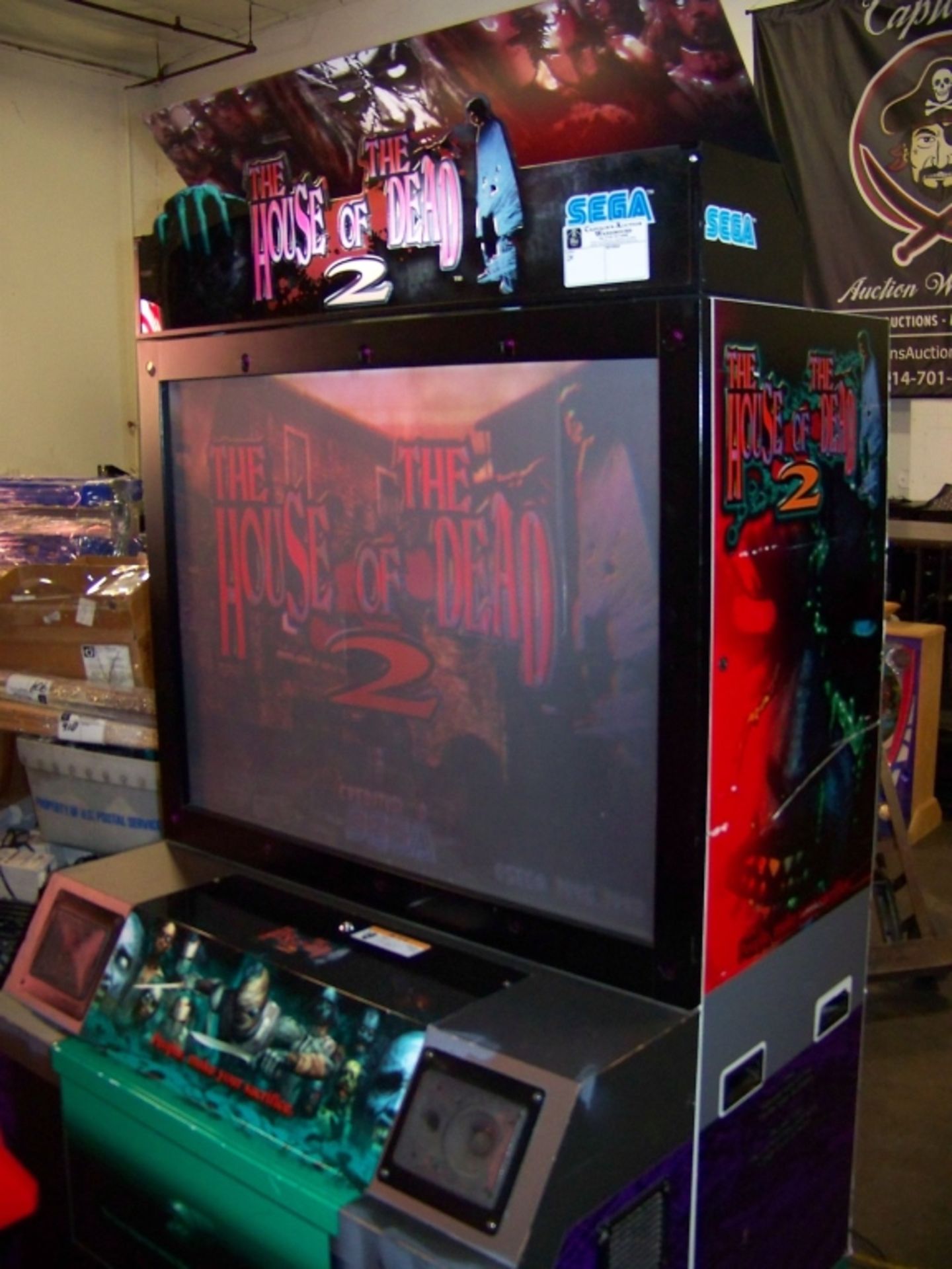 HOUSE OF THE DEAD 2 ZOMBIE DX 50"" SHOOTER ARCADE - Image 5 of 7