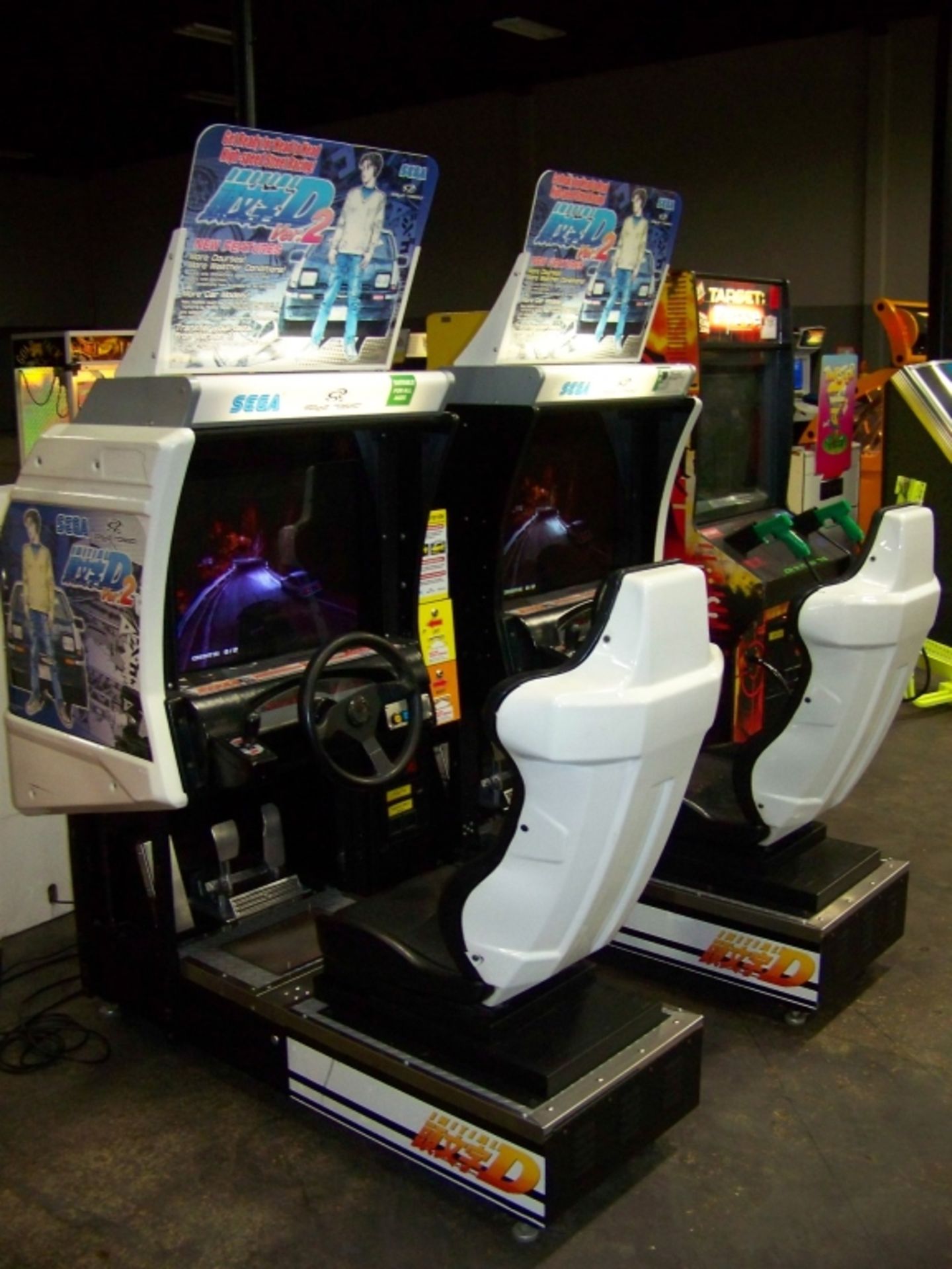 INITIAL D2 TWIN DRIVER RACING ARCADE GAME - Image 7 of 8