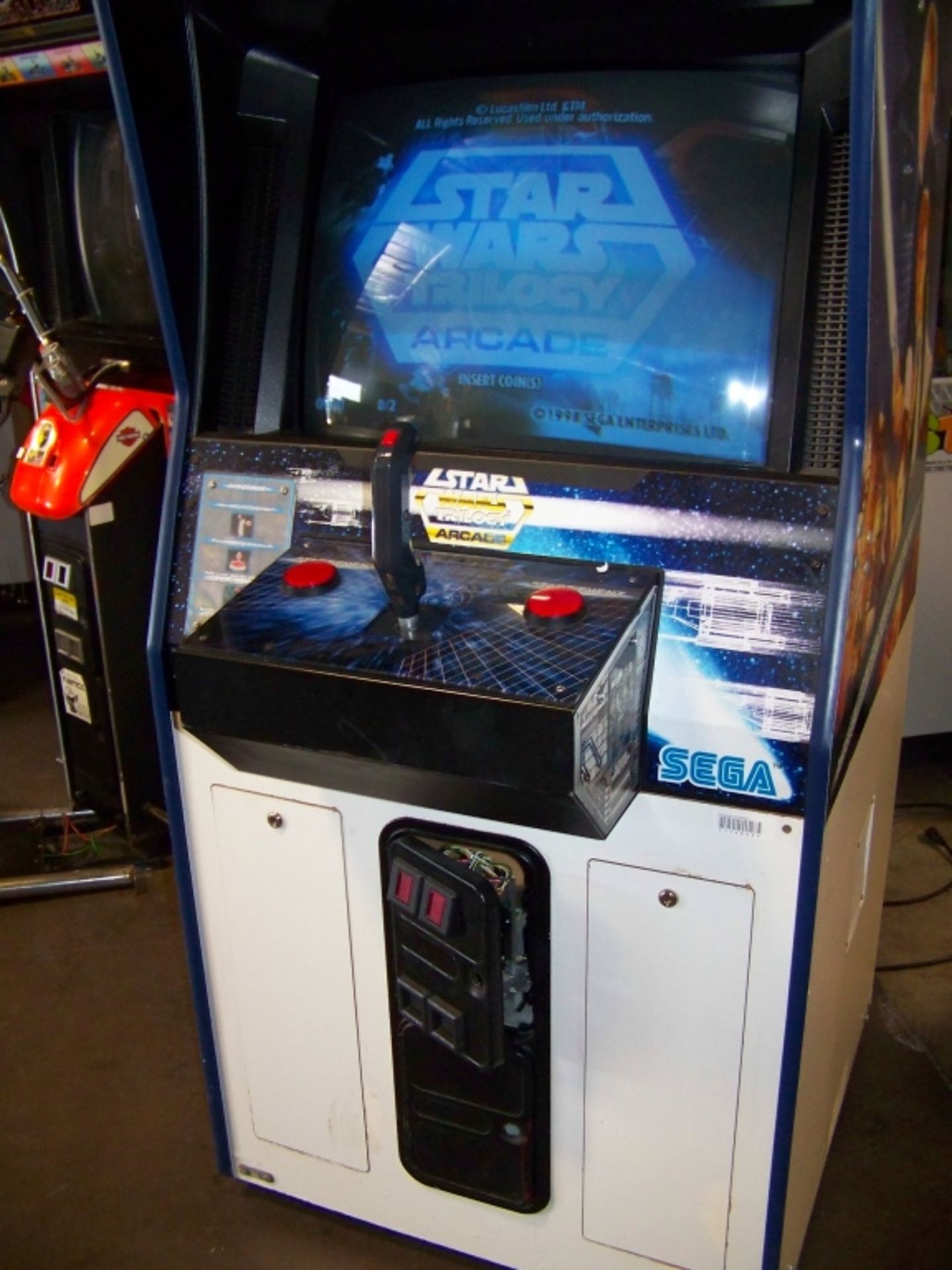 STAR WARS TRILOGY UPRIGHT ARCADE GAME SEGA NO - Image 7 of 9