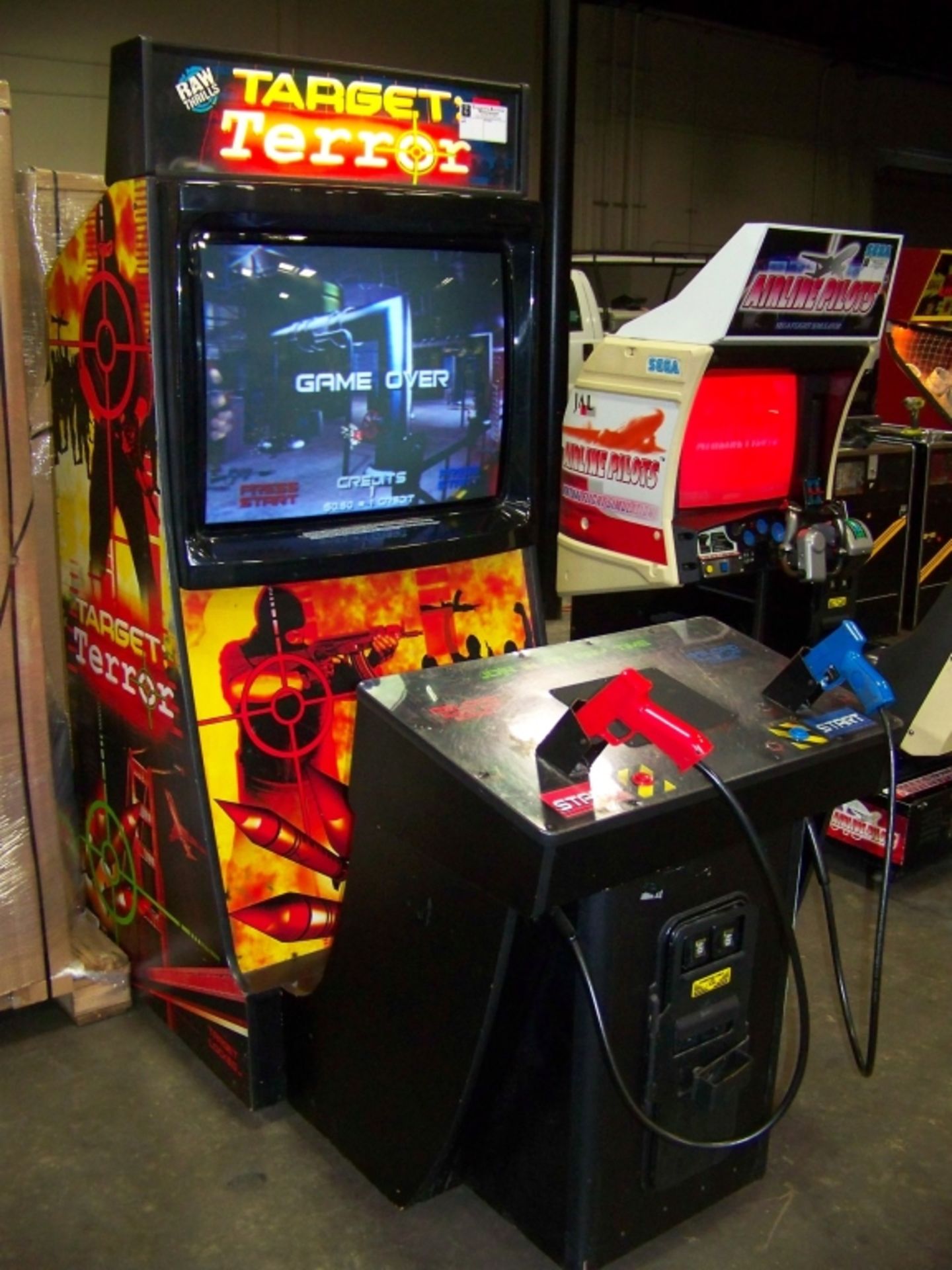 TARGET TERROR 39"" DEDICATED SHOOTER ARCADE GAME