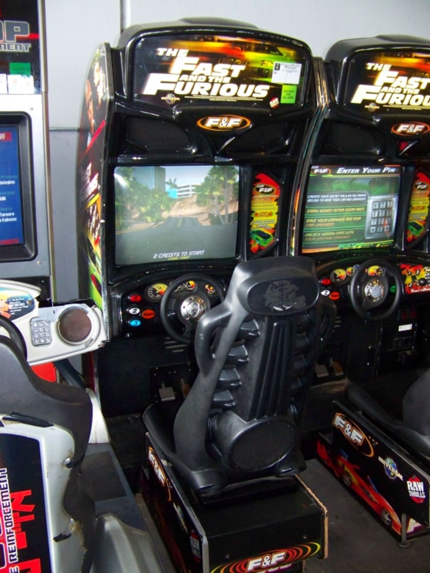 FAST AND FURIOUS RACING ARCADE GAME MR