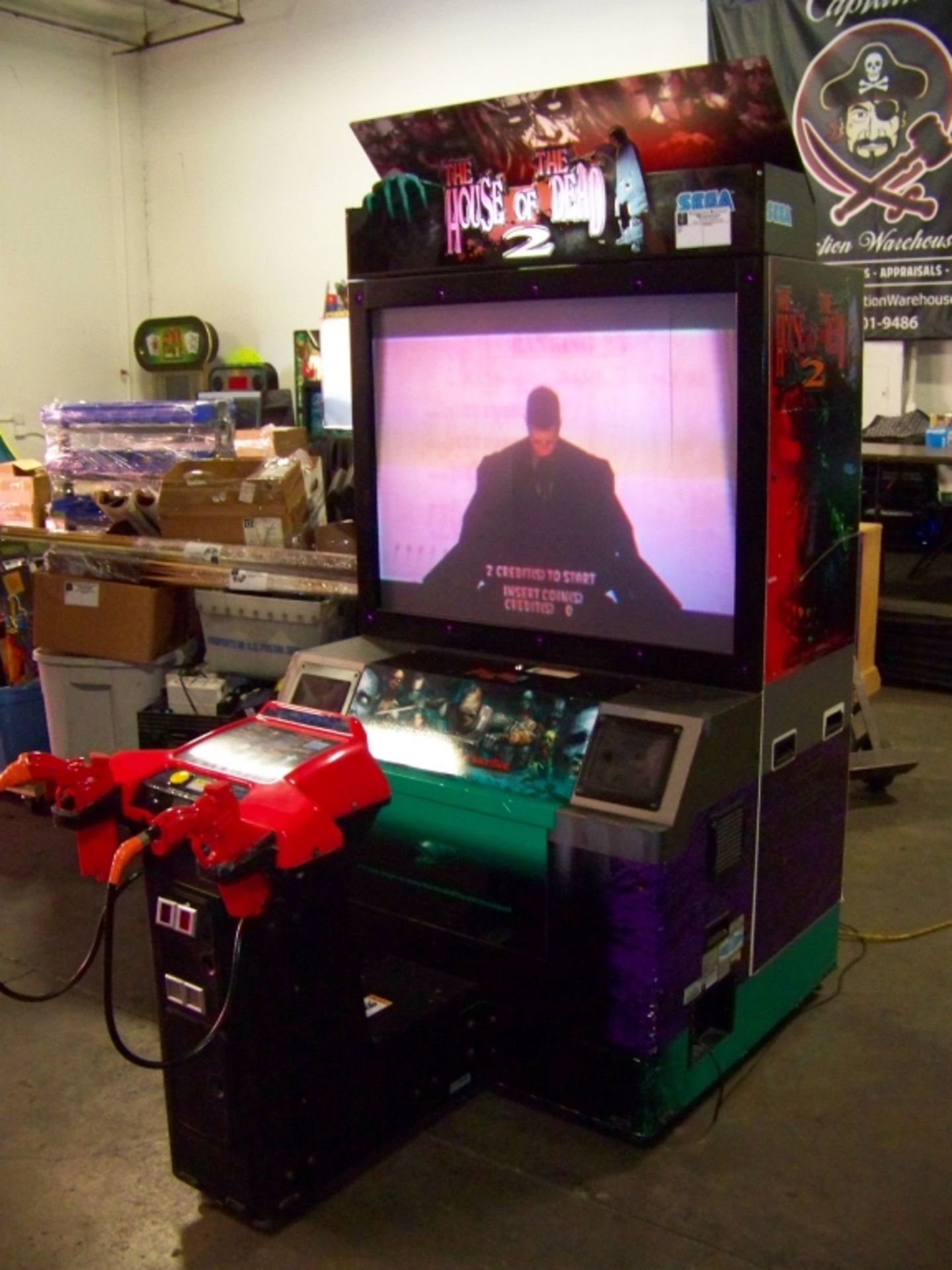 HOUSE OF THE DEAD 2 ZOMBIE DX 50"" SHOOTER ARCADE - Image 4 of 7