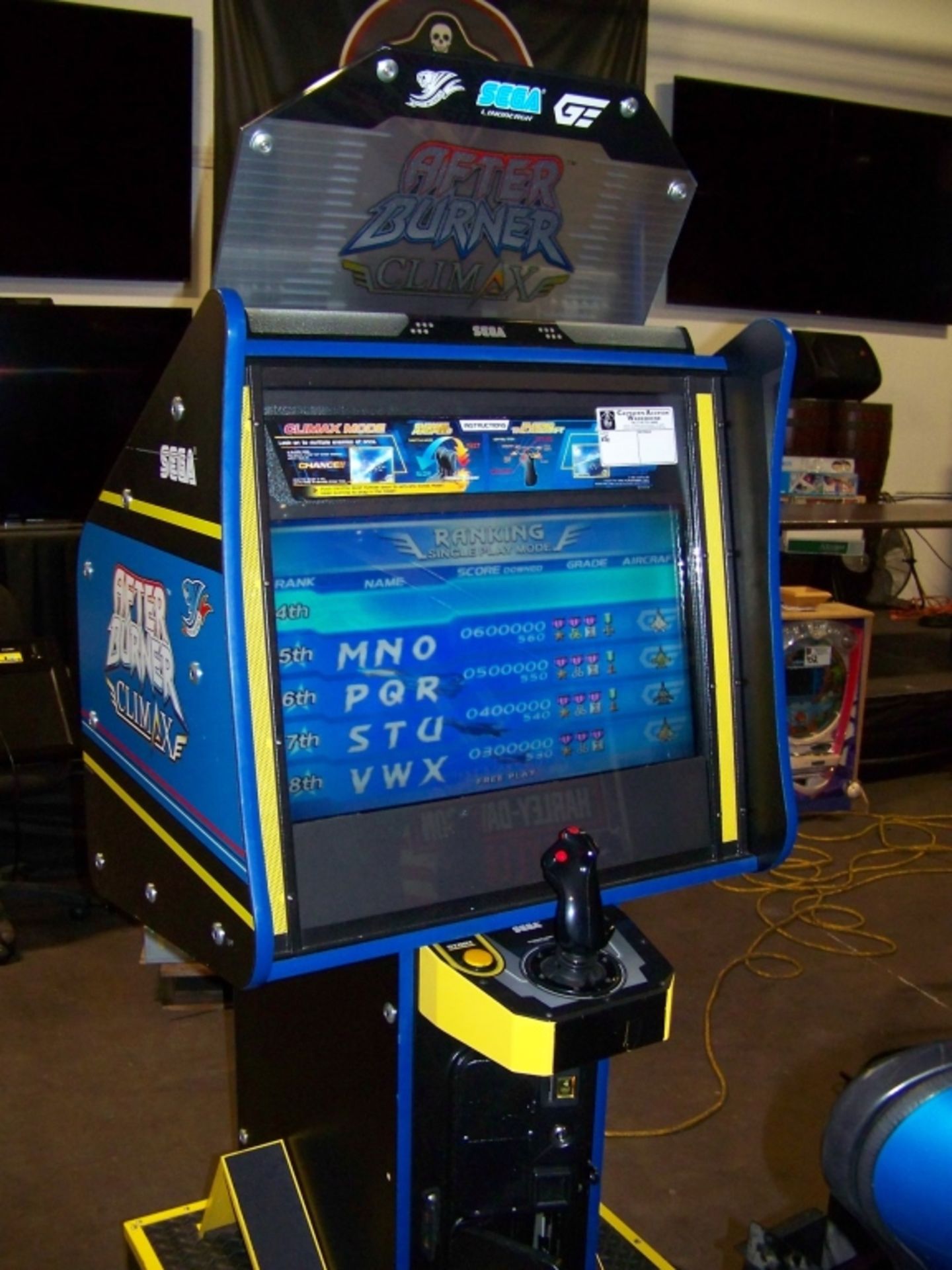 AFTERBURNER CLIMAX SITDOWN FIGHTER JET ARCADE GAME - Image 2 of 9