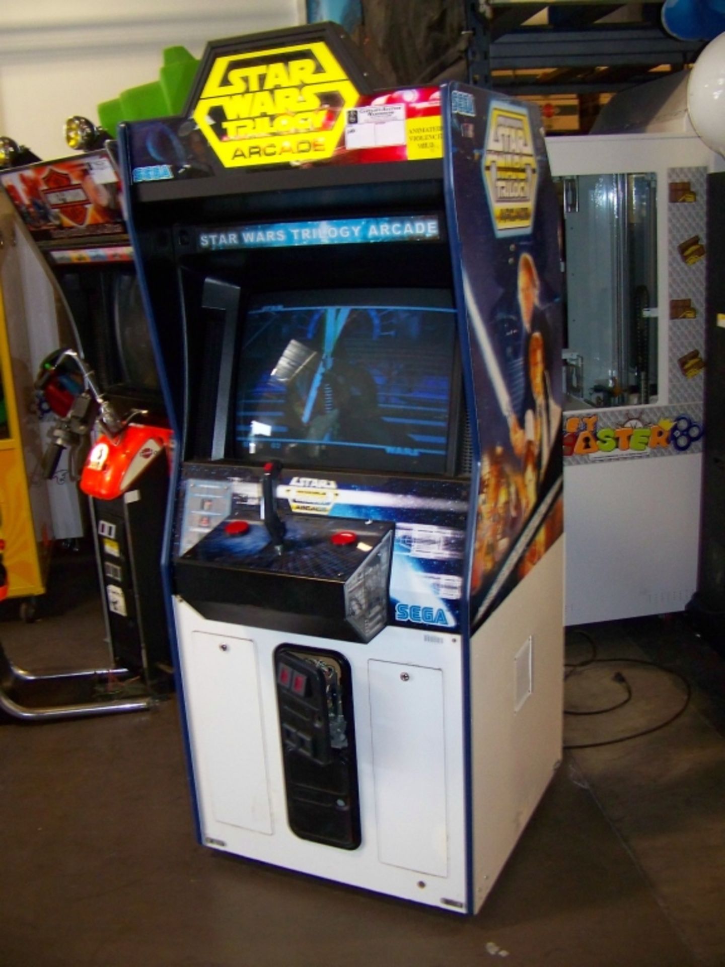 STAR WARS TRILOGY UPRIGHT ARCADE GAME SEGA NO - Image 5 of 9