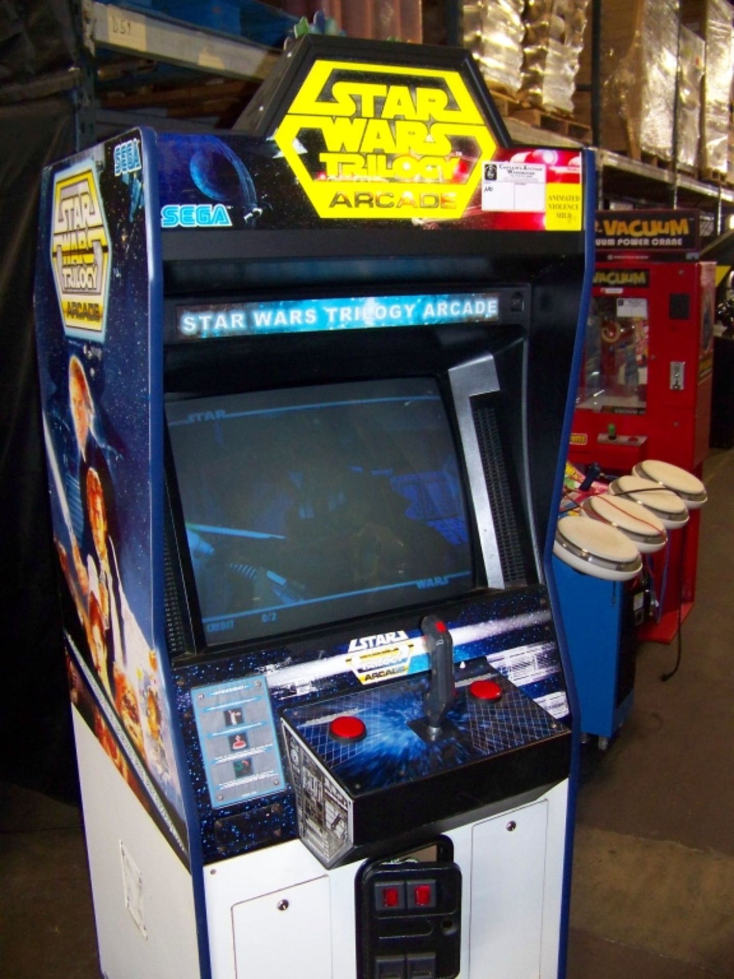 STAR WARS TRILOGY UPRIGHT ARCADE GAME SEGA NO - Image 3 of 9